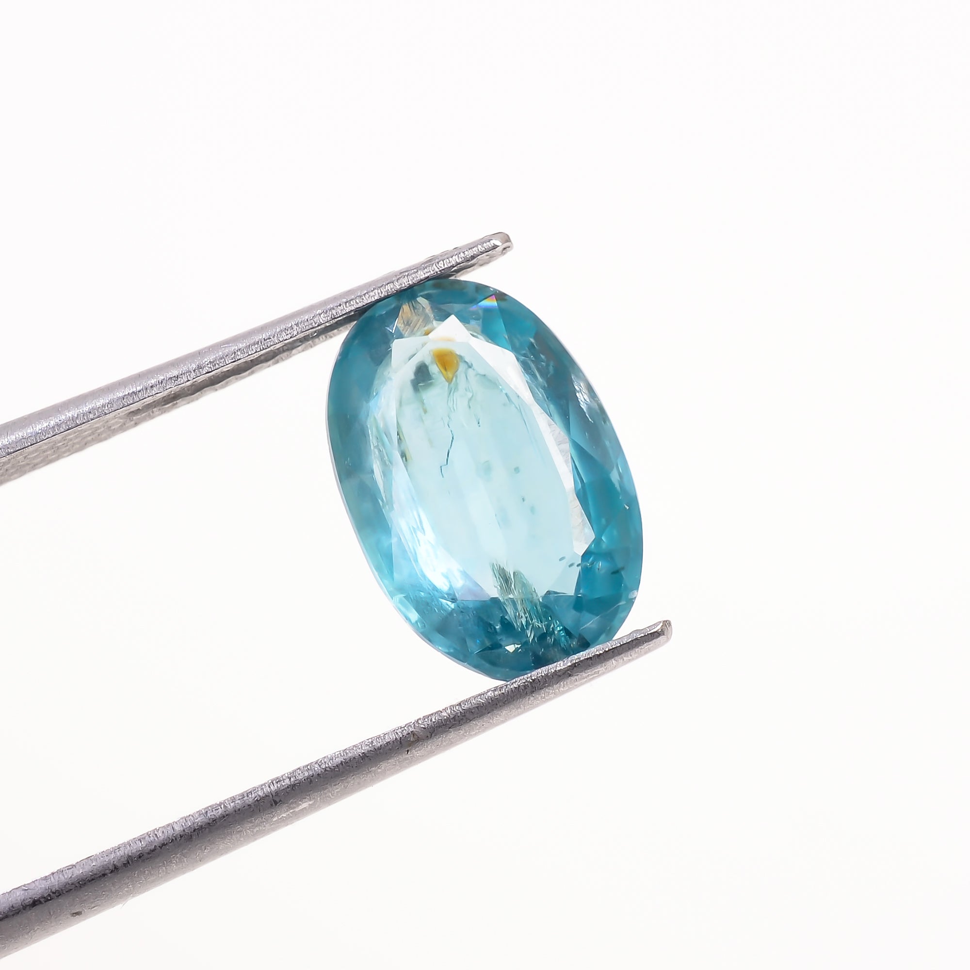 Paraiba Kyanite Blue Oval Shape Cut stone For Making Jewelry 3.5 Ct. 12X8X4 mm Y-9621