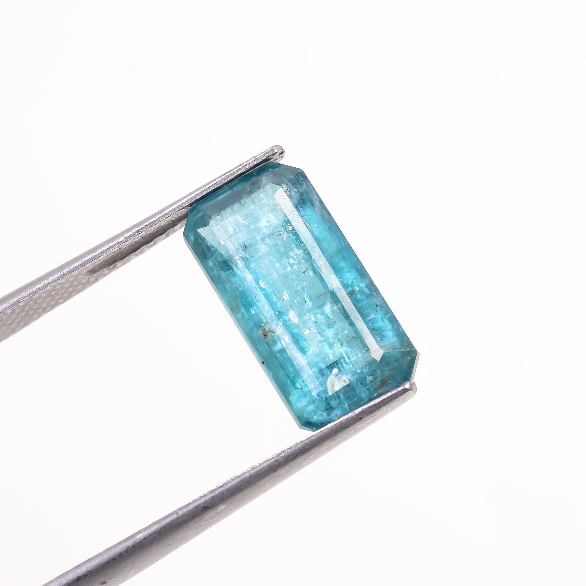 Paraiba Kyanite Blue Radiant Shape Cut stone For Making Jewelry 5.5 Ct. 14X7X5 mm Y-9622