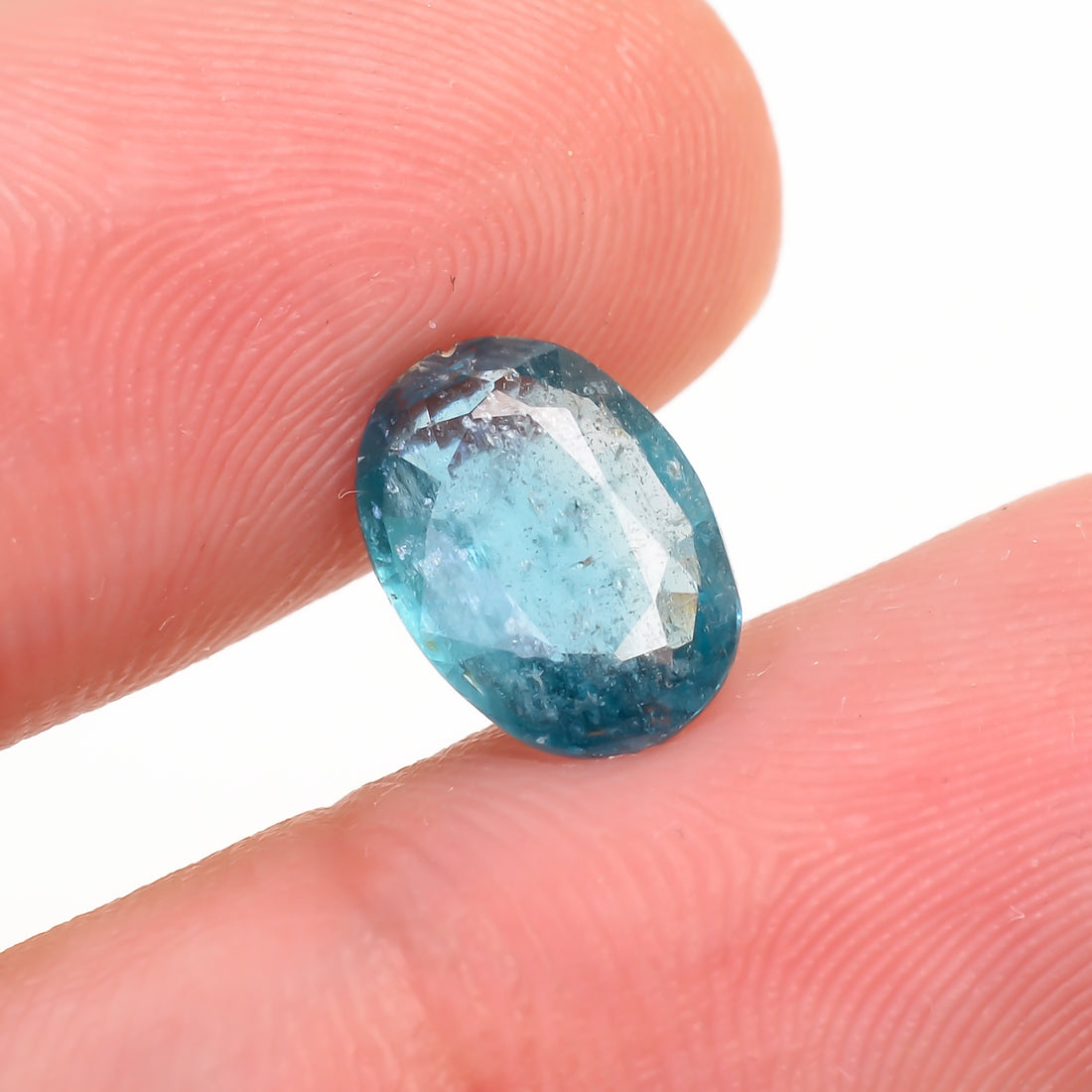 Paraiba Kyanite Blue Oval Shape Cut stone For Making Jewelry 2 Ct. 10X7X3 mm Y-9623