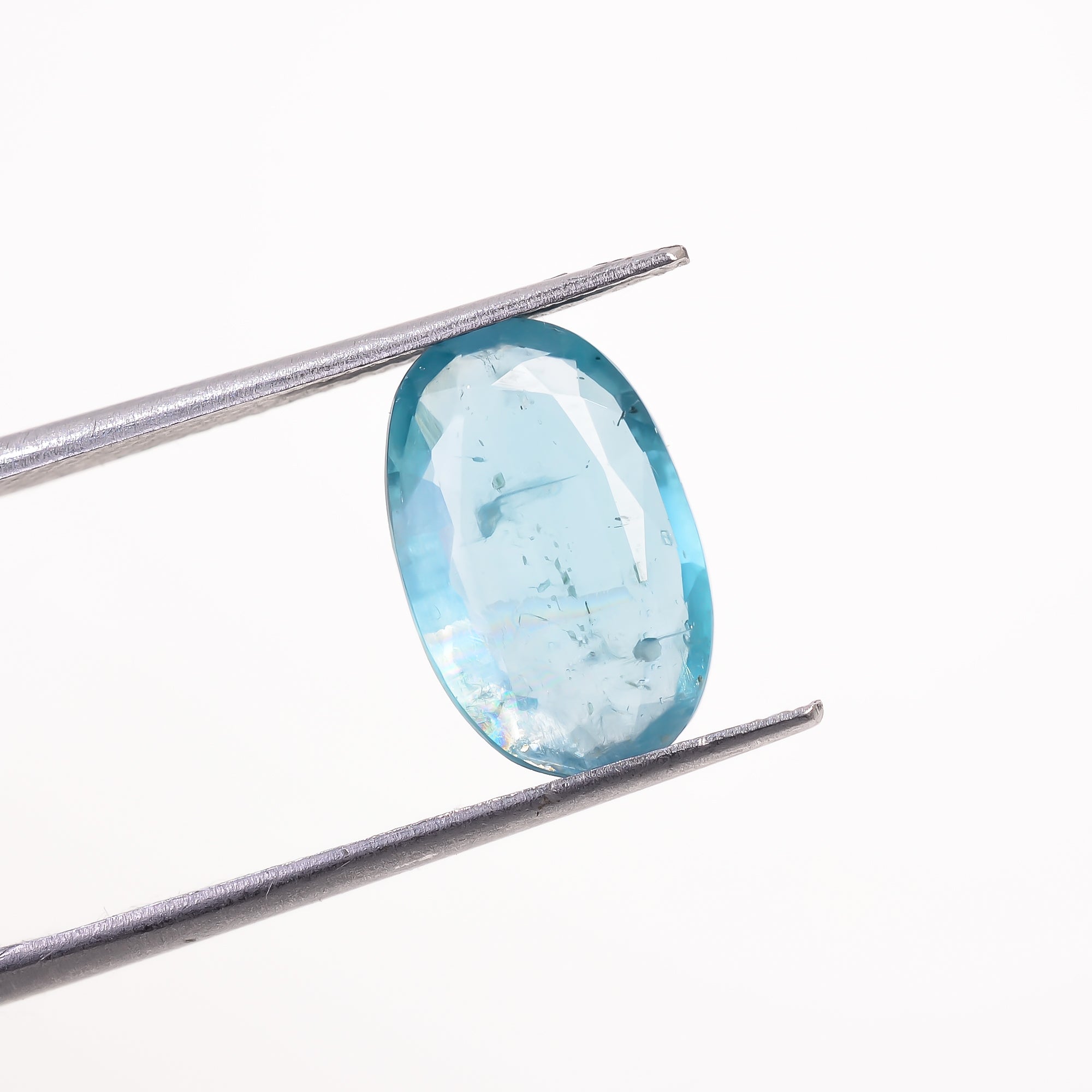 Paraiba Kyanite Blue Oval Shape Cut stone For Making Jewelry 3.5 Ct. 13X8X3 mm Y-9624