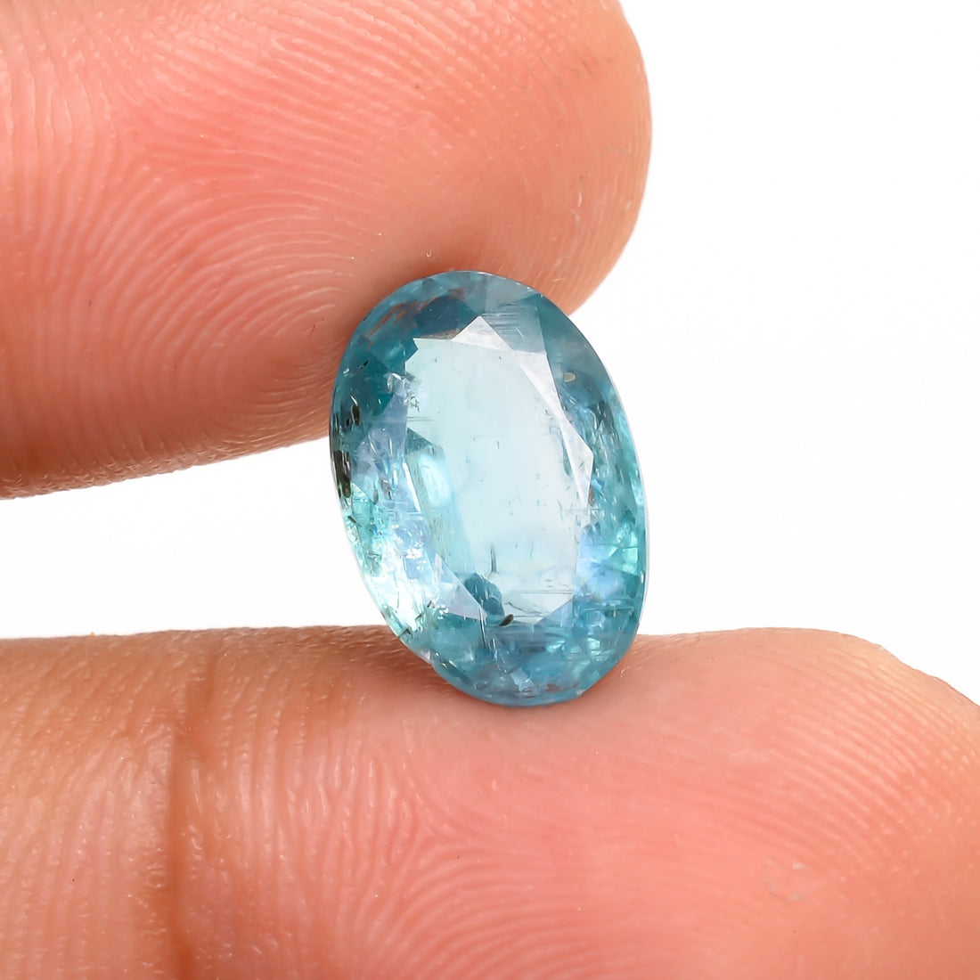 Paraiba Kyanite Blue Oval Shape Cut stone For Making Jewelry 4 Ct. 11X8X4 mm Y-9625