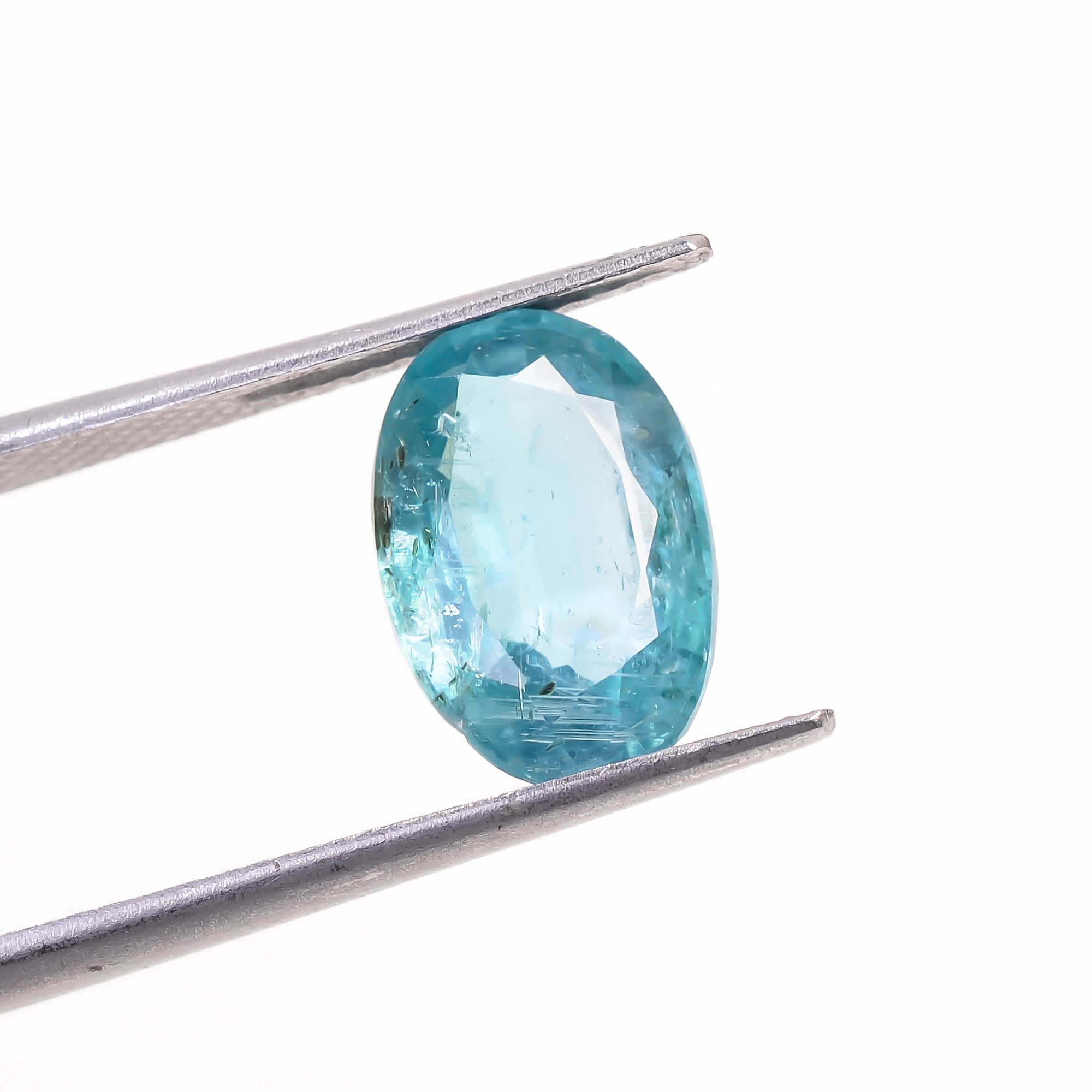 Paraiba Kyanite Blue Oval Shape Cut stone For Making Jewelry 4 Ct. 11X8X4 mm Y-9625