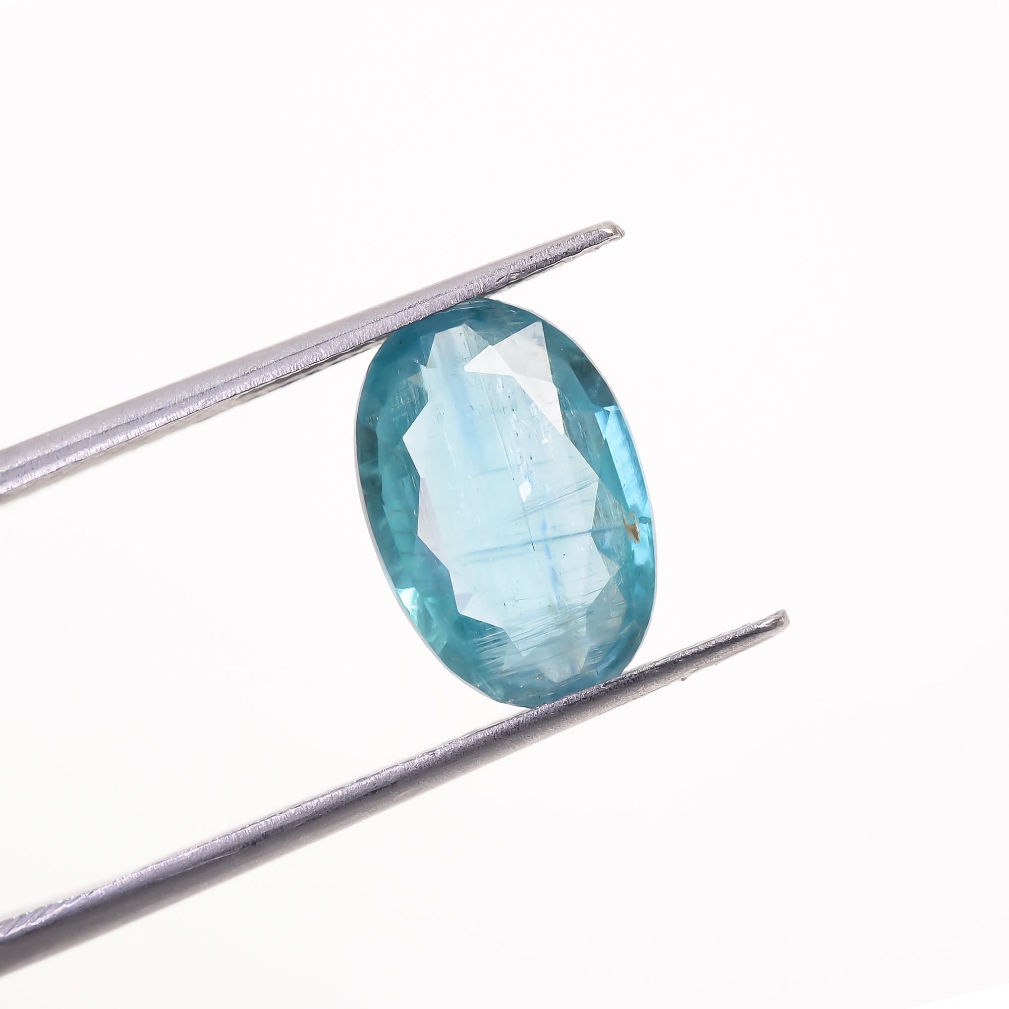 Paraiba Kyanite Blue Oval Shape Cut stone For Making Jewelry 3 Ct. 12X8X4 mm Y-9626