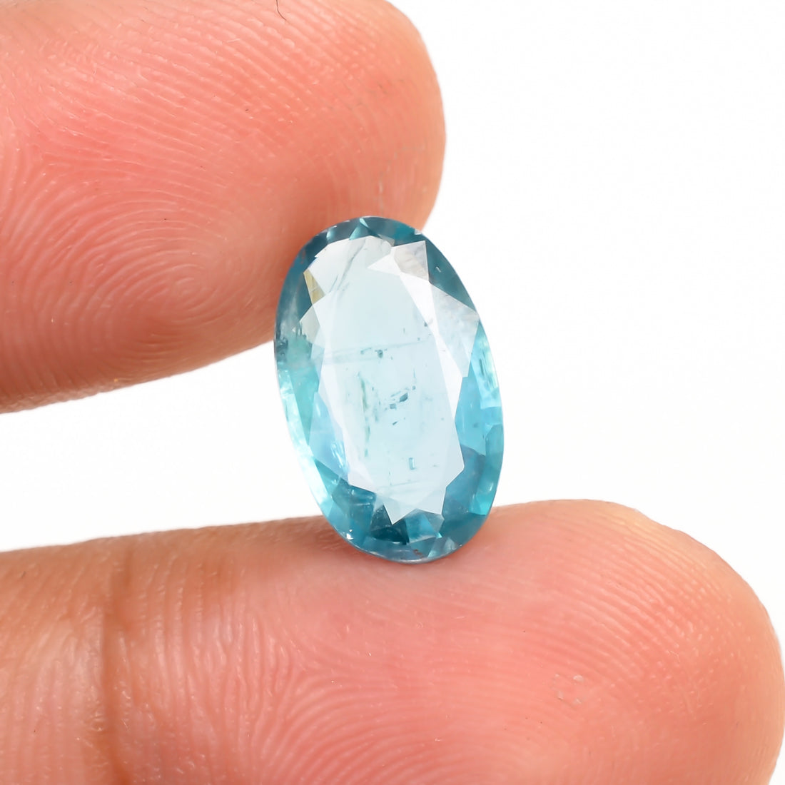 Paraiba Kyanite Blue Oval Shape Cut stone For Making Jewelry 2.5 Ct. 12X7X3 mm Y-9628