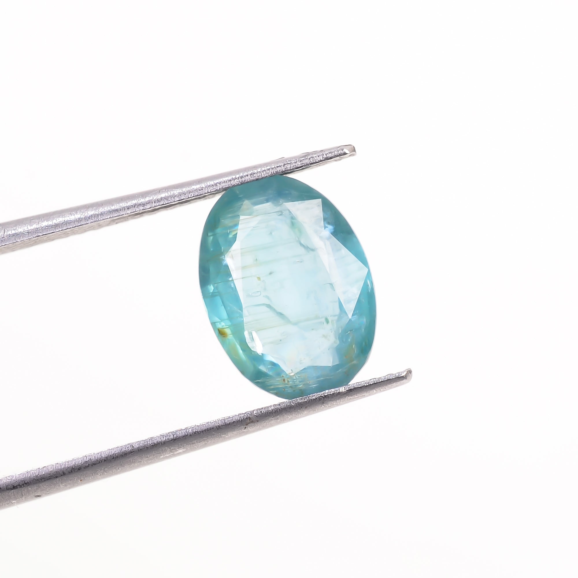 Paraiba Kyanite Blue Oval Shape Cut stone For Making Jewelry 3 Ct. 11X8X3 mm Y-9629