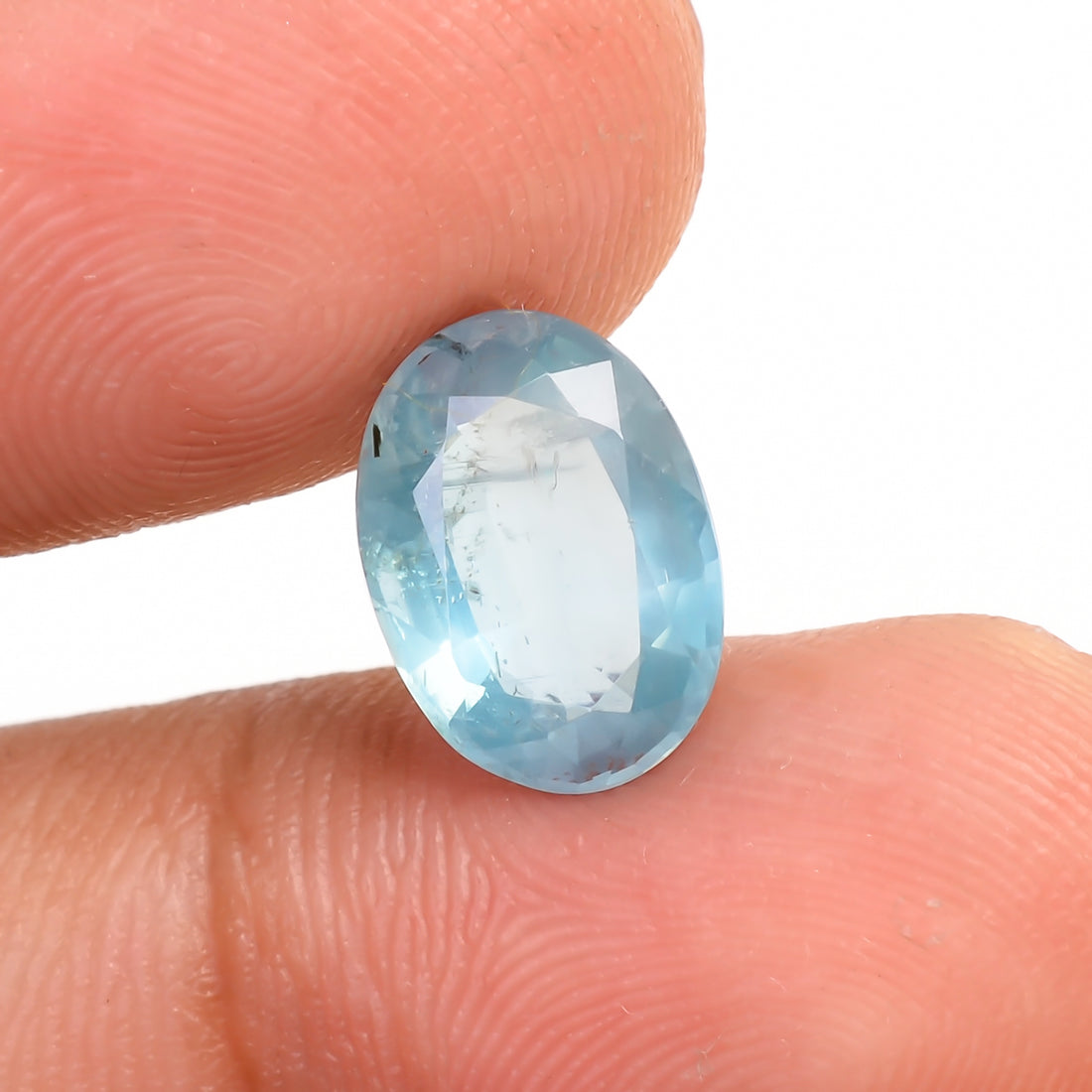 Paraiba Kyanite Blue Oval Shape Cut stone For Making Jewelry 3 Ct. 10X7X4 mm Y-9631
