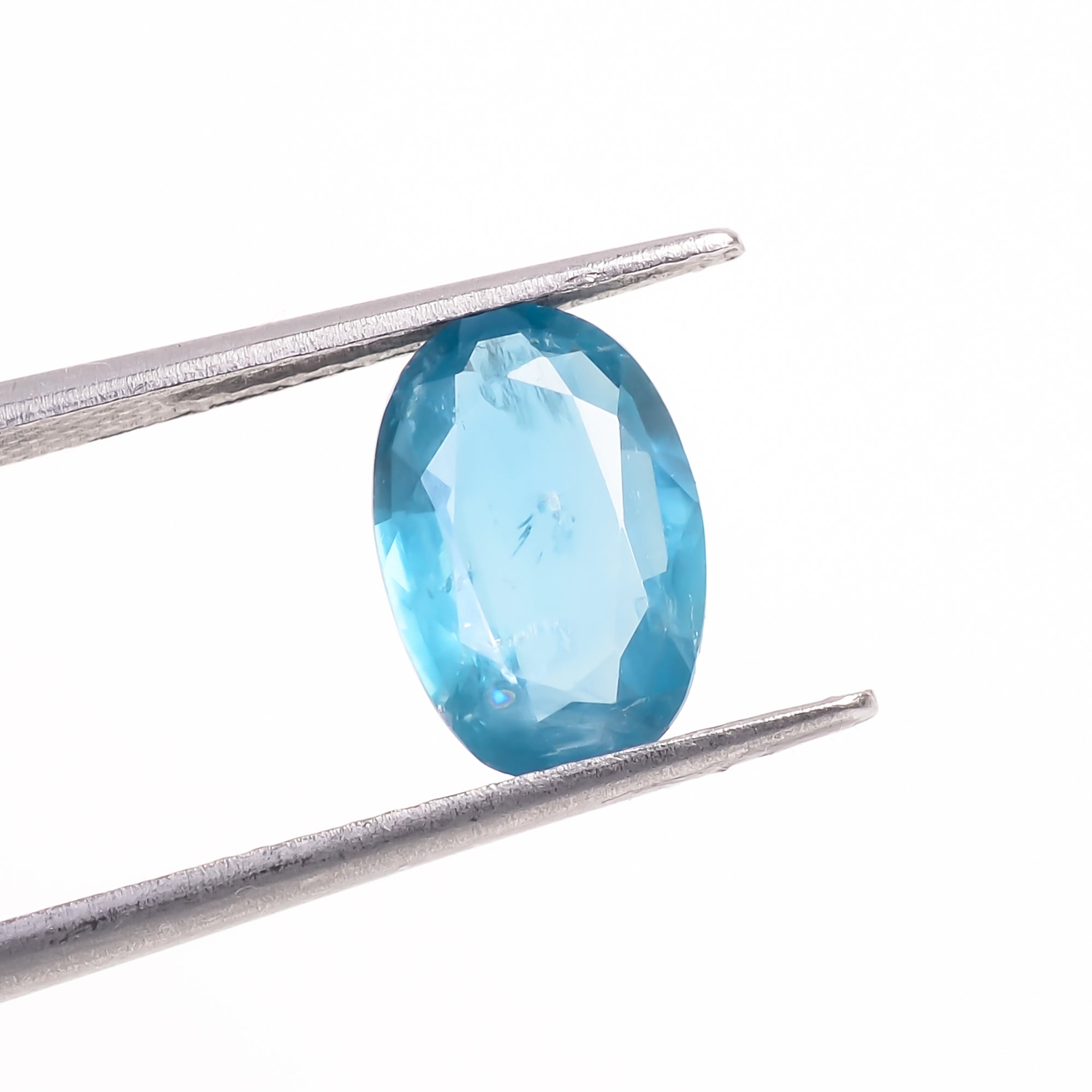 Paraiba Kyanite Blue Oval Shape Cut stone For Making Jewelry 2 Ct. 10X7X3 mm Y-9633