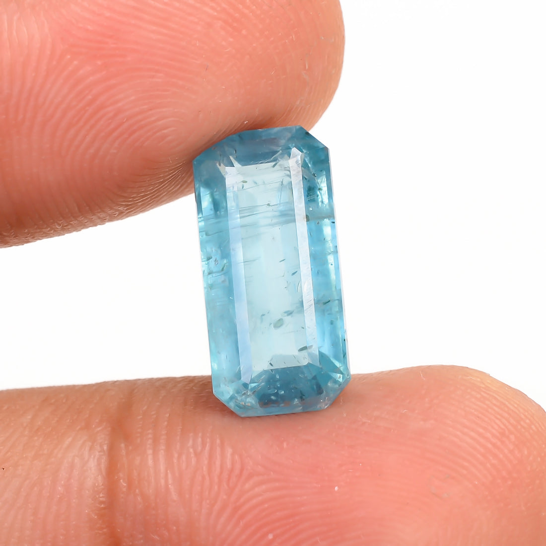 Paraiba Kyanite Blue Radiant Shape Cut stone For Making Jewelry 5.5 Ct. 14X7X5 mm Y-9636