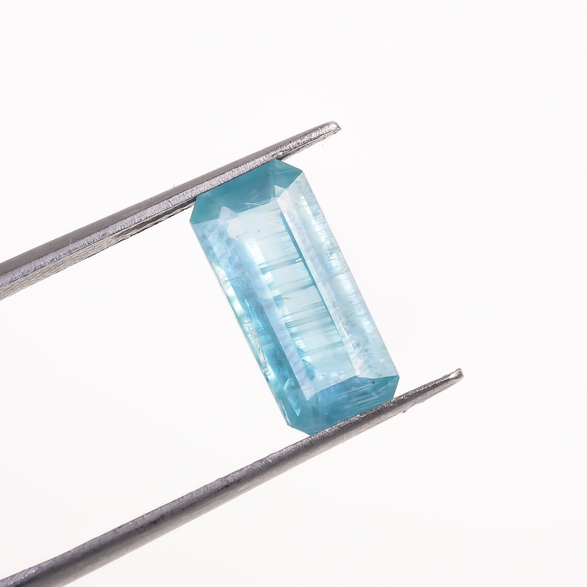 Paraiba Kyanite Blue Radiant Shape Cut stone For Making Jewelry 3.5 Ct. 14X6X4 mm Y-9637