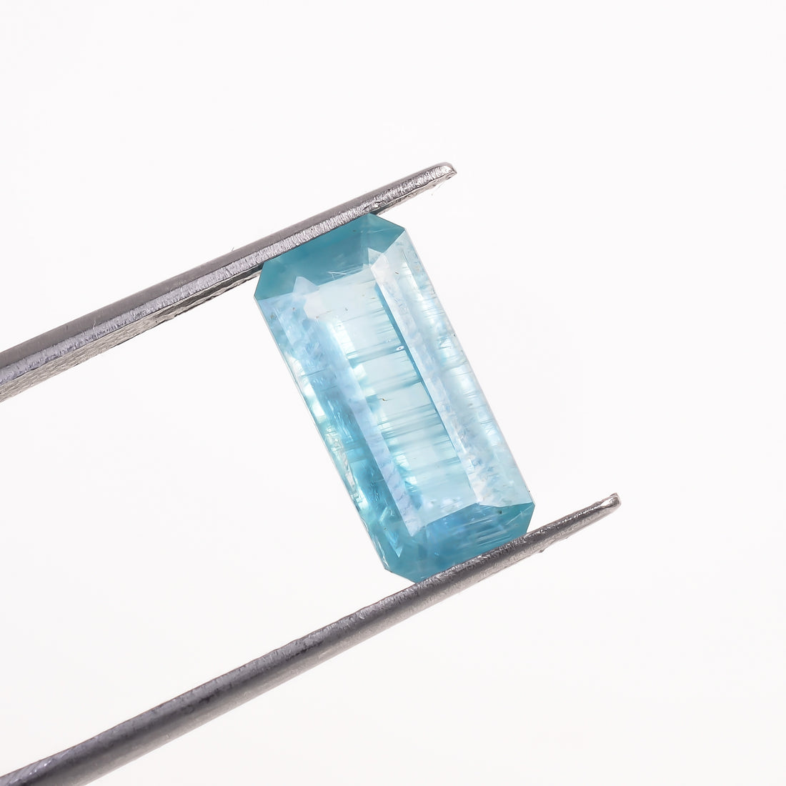 Paraiba Kyanite Blue Radiant Shape Cut stone For Making Jewelry 3.5 Ct. 14X6X4 mm Y-9637