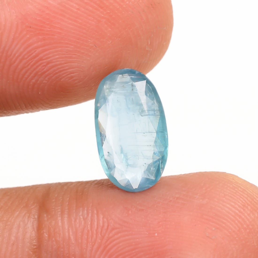 Paraiba Kyanite Blue Oval Shape Cut stone For Making Jewelry 2 Ct. 11X6X3 mm Y-9638