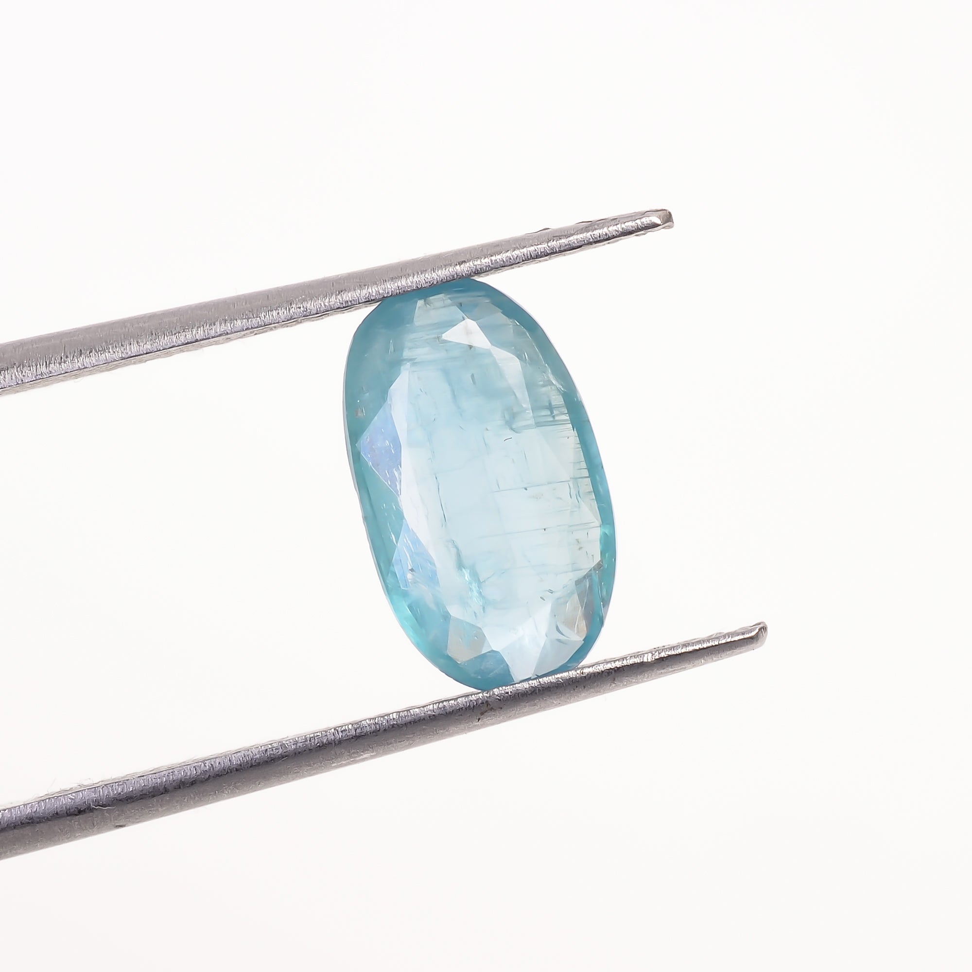 Paraiba Kyanite Blue Oval Shape Cut stone For Making Jewelry 2 Ct. 11X6X3 mm Y-9638