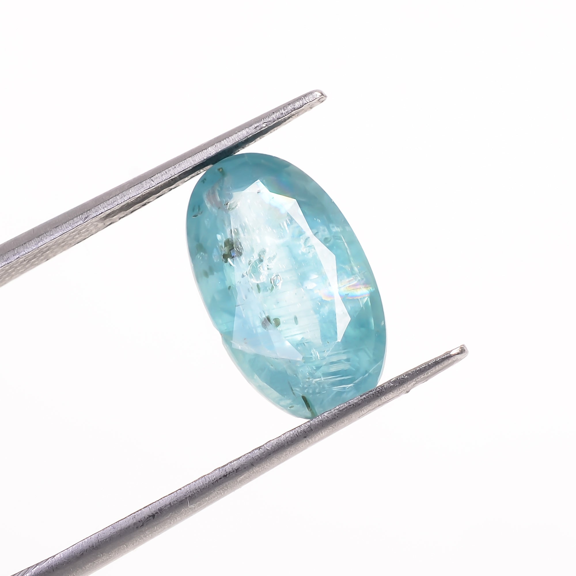 Aquatic Kyanite Oval Shape Cut Stone For Making Jewelry 5 Ct. 13X8X5 MM Y-9649