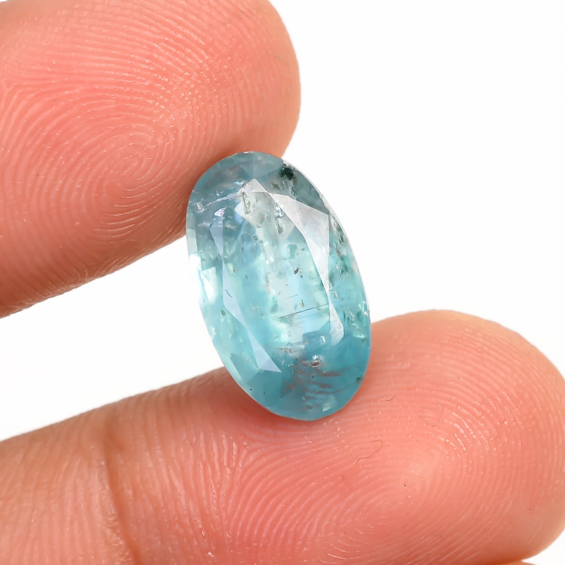 Aquatic Kyanite Oval Shape Cut Stone For Making Jewelry 5 Ct. 13X8X5 MM Y-9650
