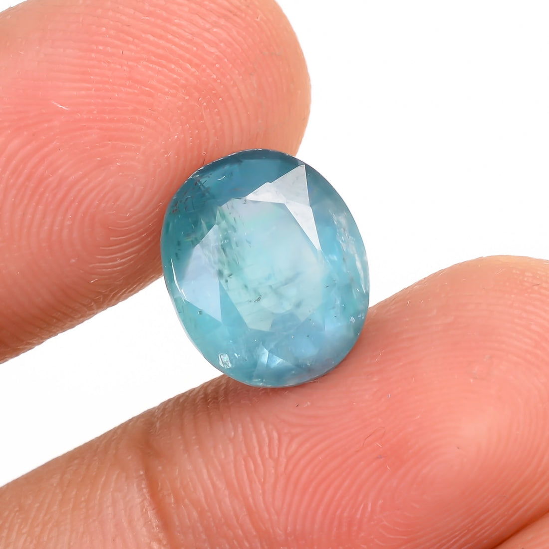 Aquatic Kyanite Oval Shape Cut Stone For Making Jewelry 5 Ct. 11X9X5 MM Y-9652