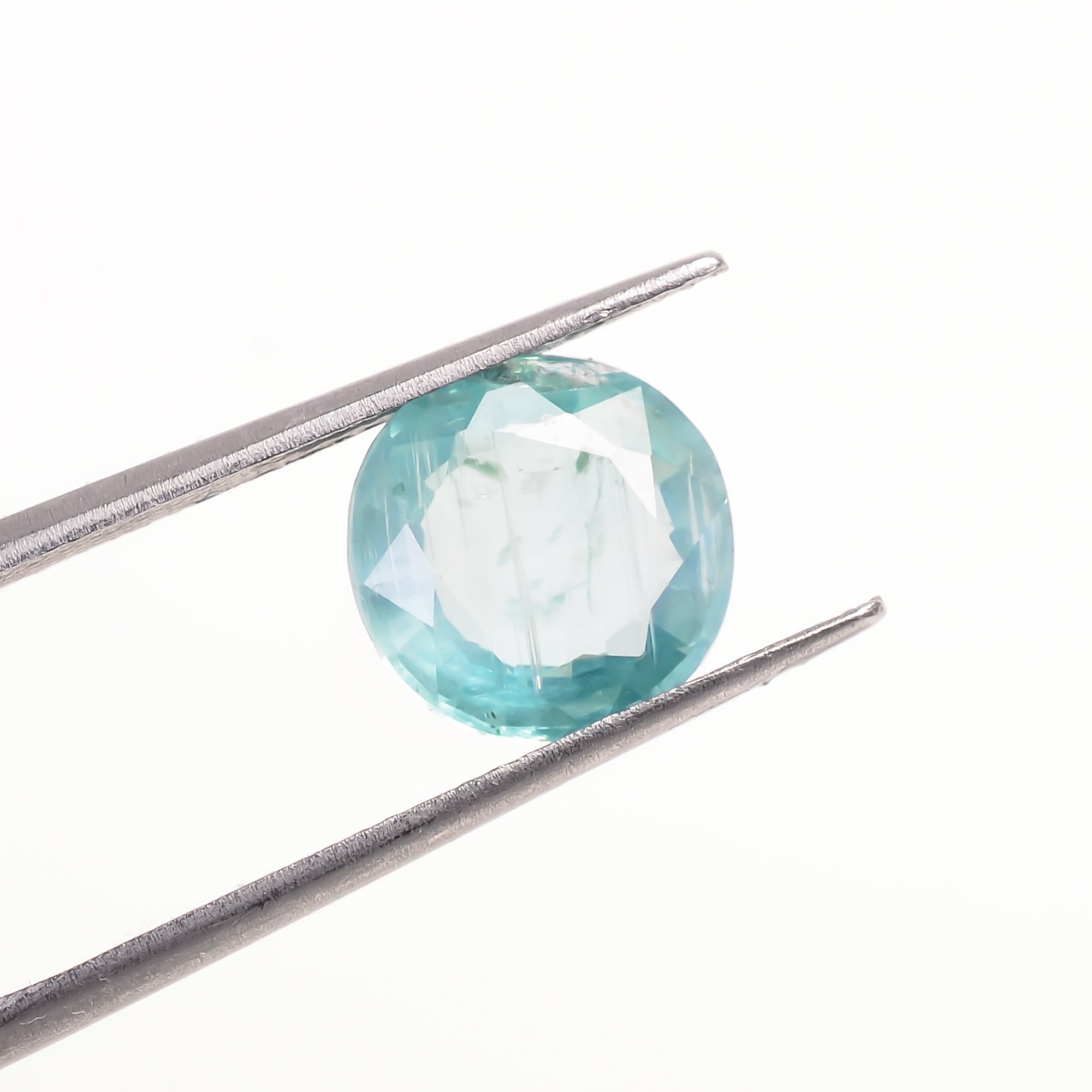 Aquatic Kyanite Round Shape Cut Stone For Making Jewelry 3.5 Ct. 9X9X4 MM Y-9655