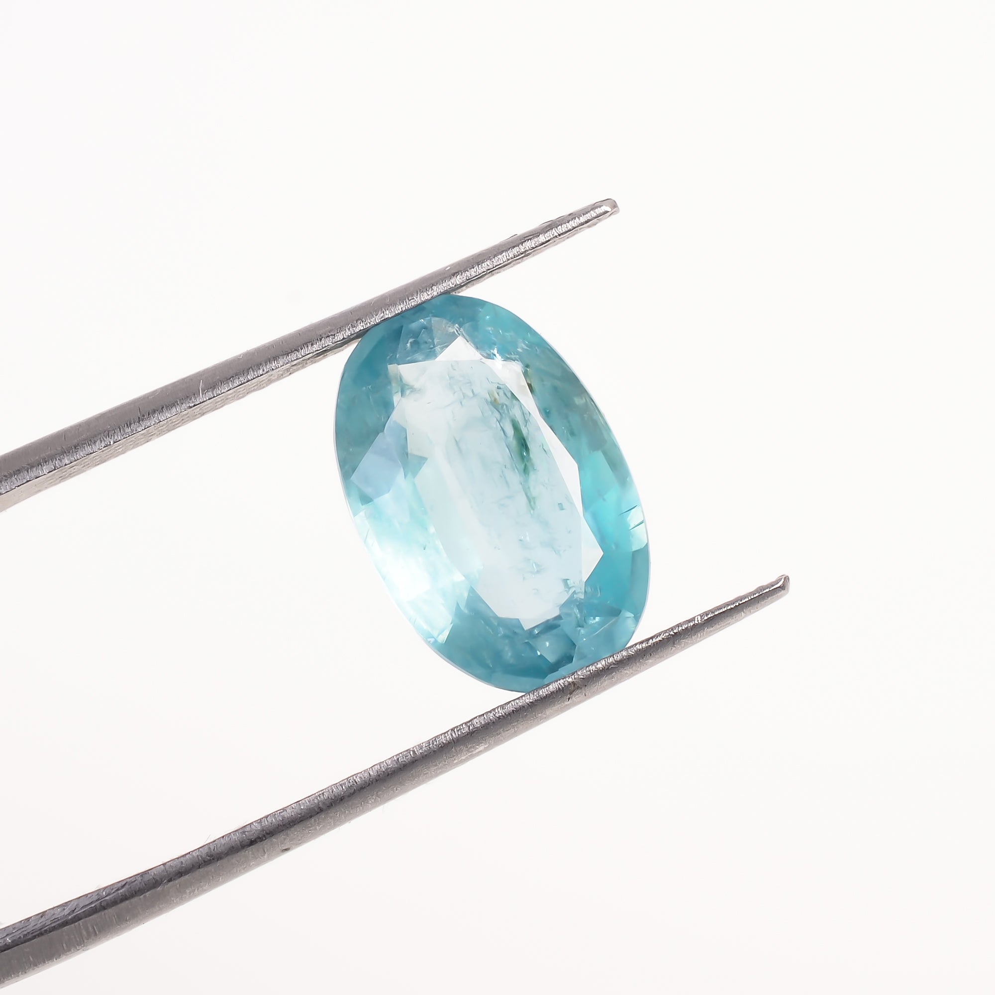 Aquatic Kyanite Oval Shape Cut Stone For Making Jewelry 4.5 Ct. 14X9X4 MM Y-9656