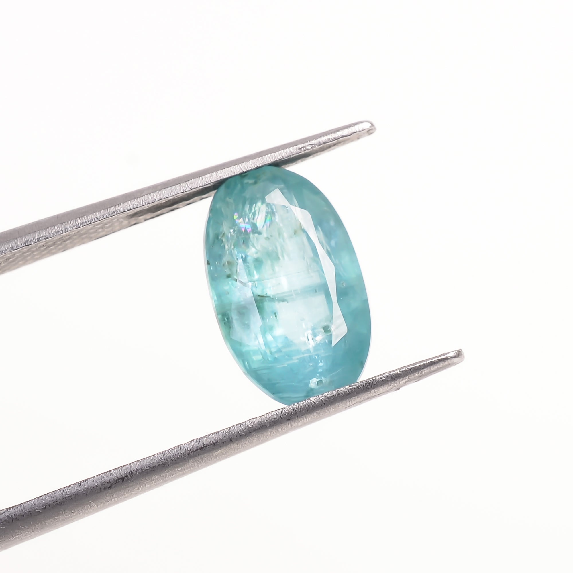 Aquatic Kyanite Oval Shape Cut Stone For Making Jewelry 3.5 Ct. 11X7X4 MM Y-9657