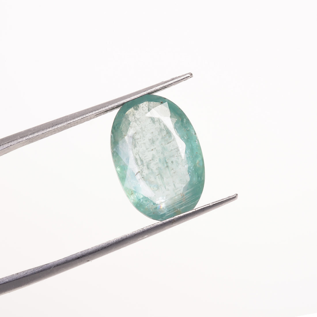 Green Kyanite Oval Shape Cut Stone For Making Jewelry 6 Ct. 14X9X4 mm Y-9666