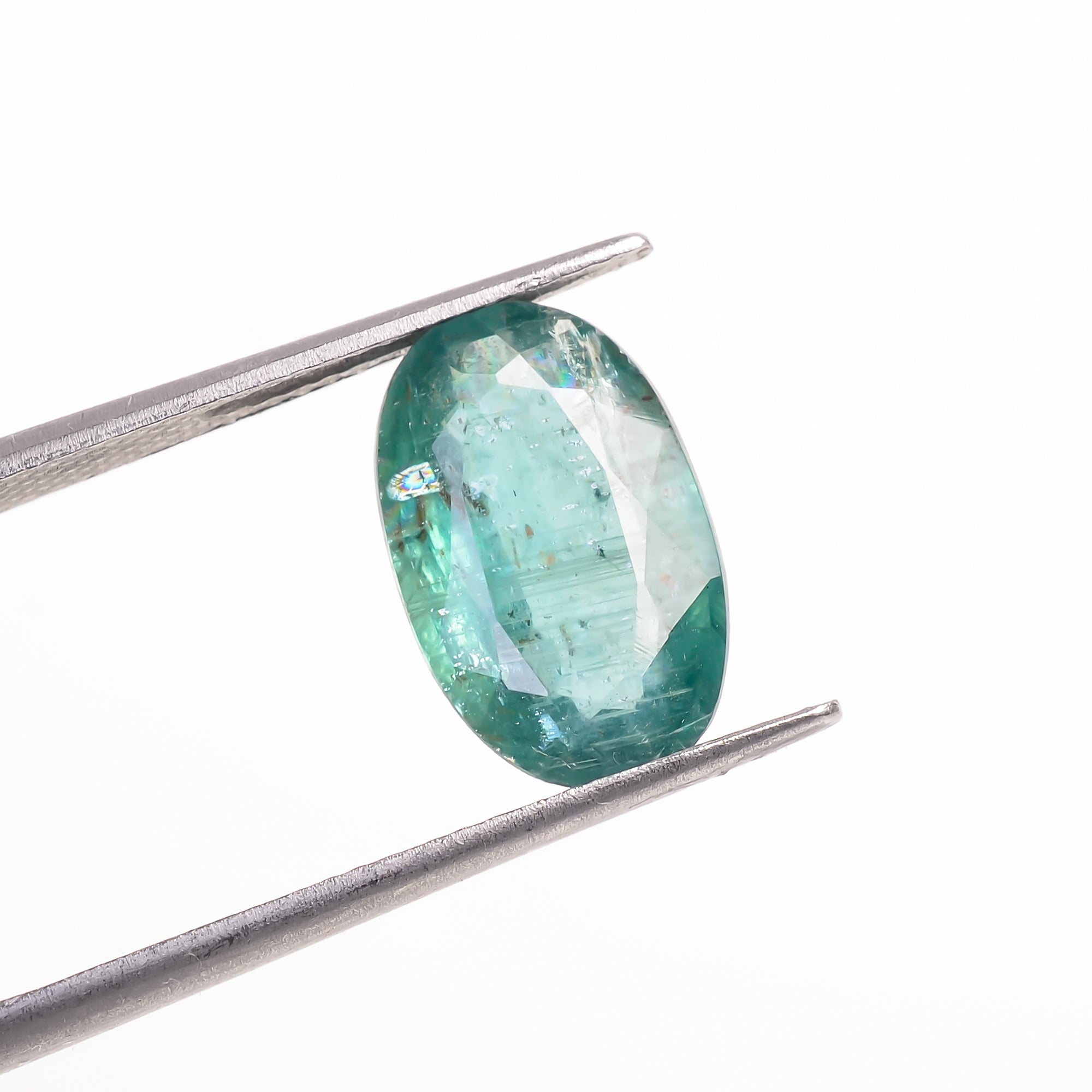 Green Kyanite Oval Shape Cut Stone For Making Jewelry 4 Ct. 13X8X4 mm Y-9671