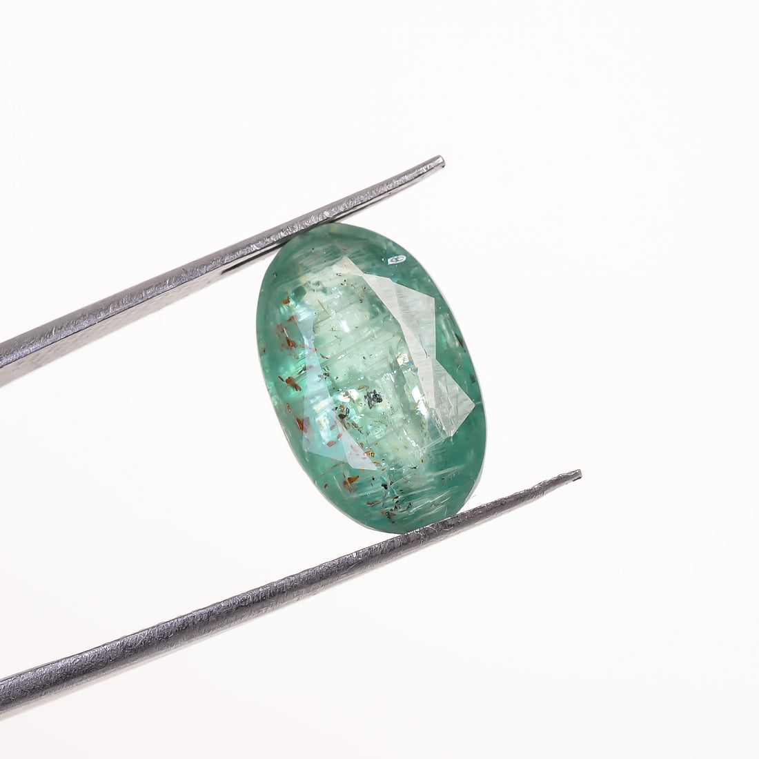 Green Kyanite Oval Shape Cut Stone For Making Jewelry 5 Ct. 13X9X5 mm Y-9672