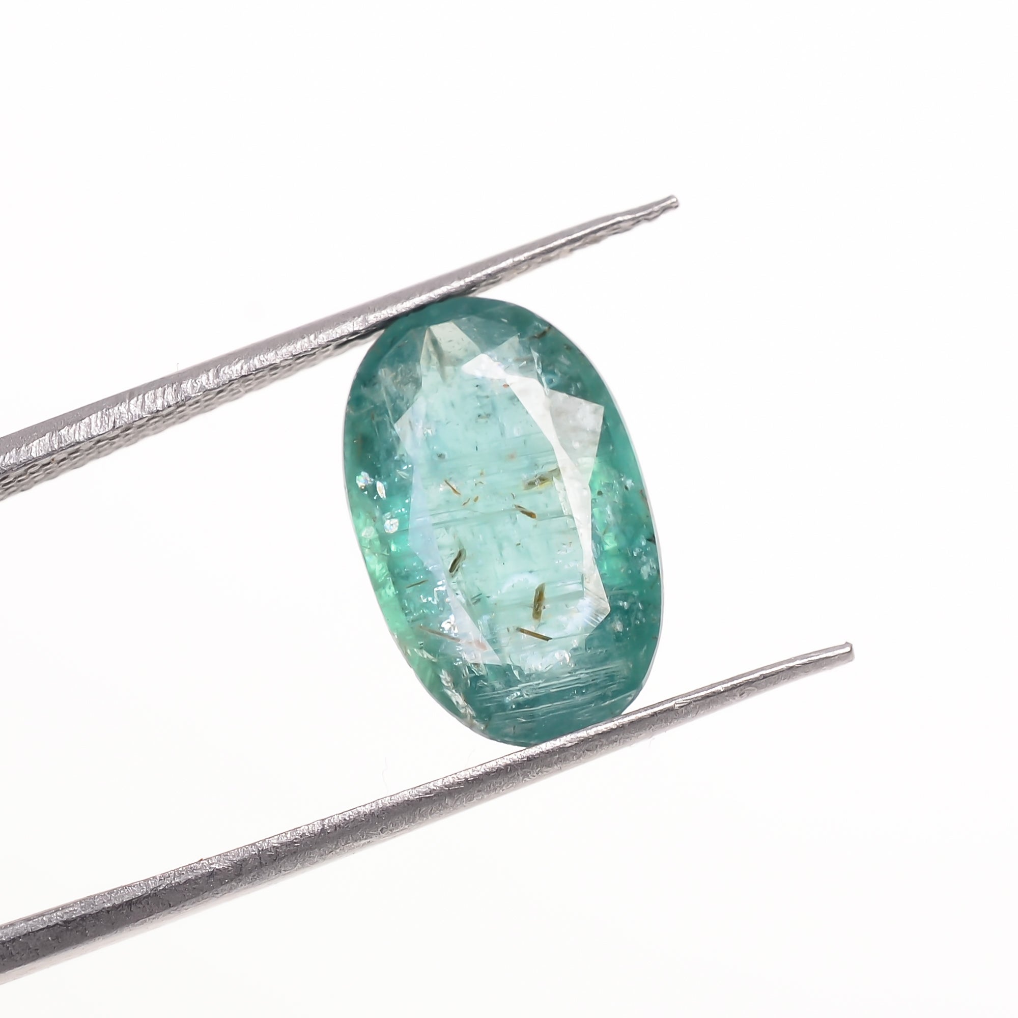 Green Kyanite Oval Shape Cut Stone For Making Jewelry 4 Ct. 13X8X4 mm Y-9673
