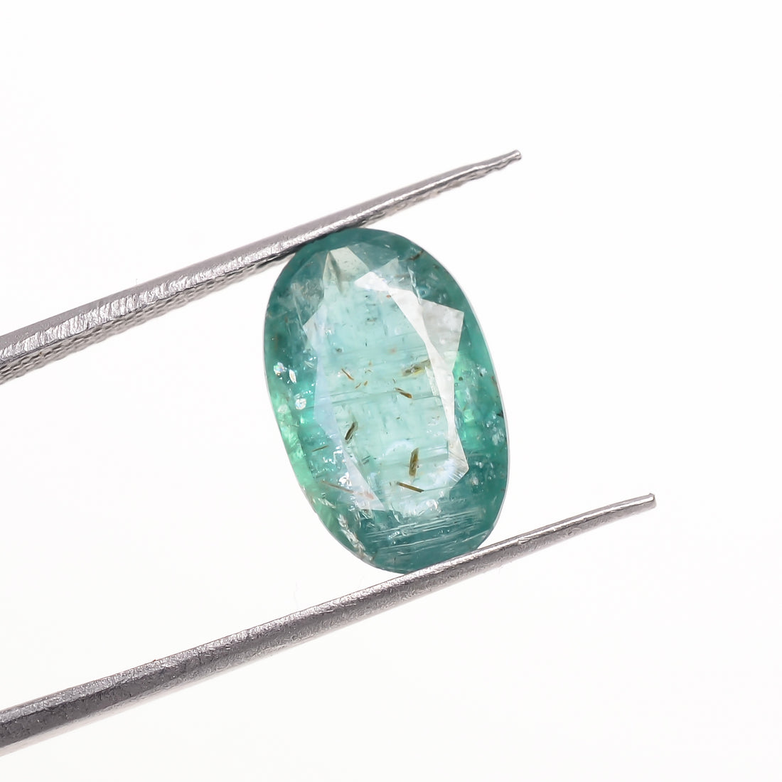 Green Kyanite Oval Shape Cut Stone For Making Jewelry 4 Ct. 13X8X4 mm Y-9673