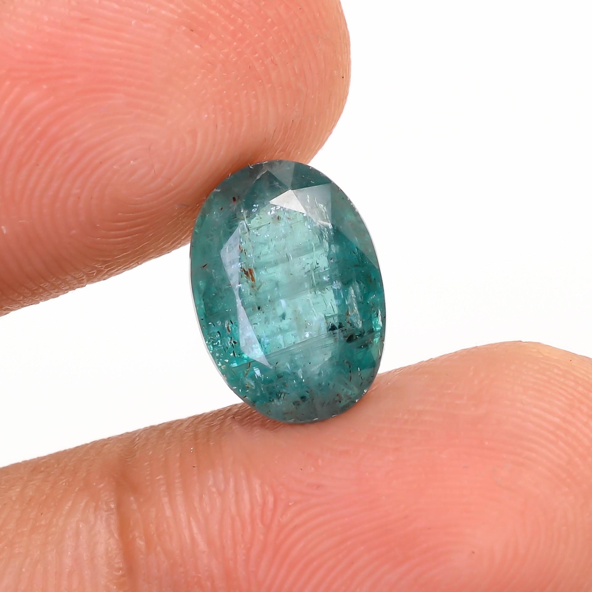 Green Kyanite Oval Shape Cut Stone For Making Jewelry 3.5 Ct. 11X7X4 mm Y-9674