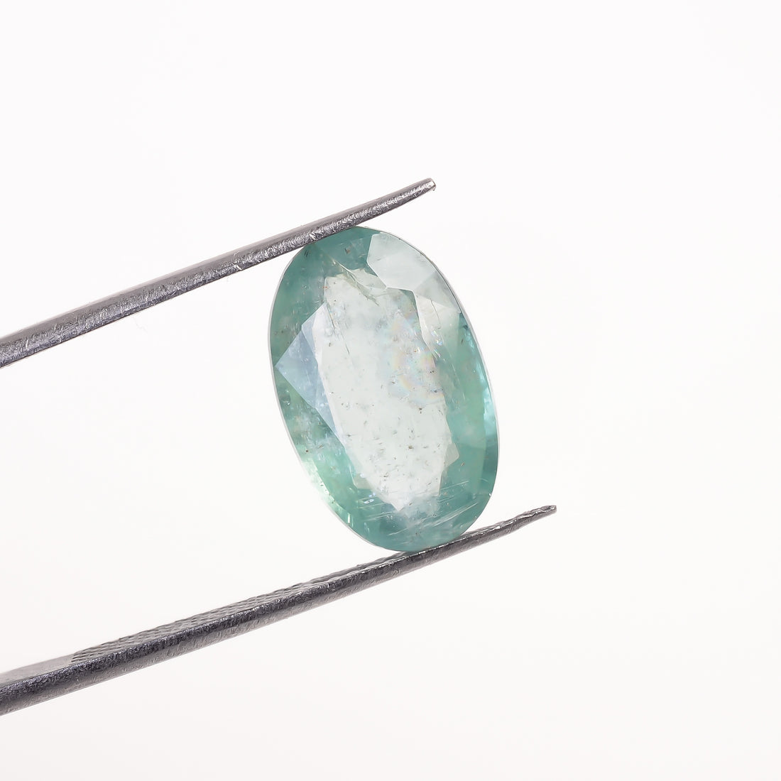 Green Kyanite Oval Shape Cut Stone For Making Jewelry 4.5 Ct. 13X9X4 mm Y-9676