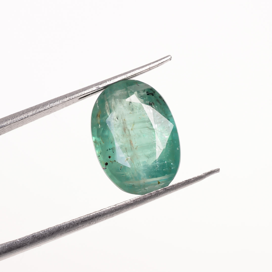 Green Kyanite Oval Shape Cut Stone For Making Jewelry 4.5 Ct. 11X9X4 mm Y-9677