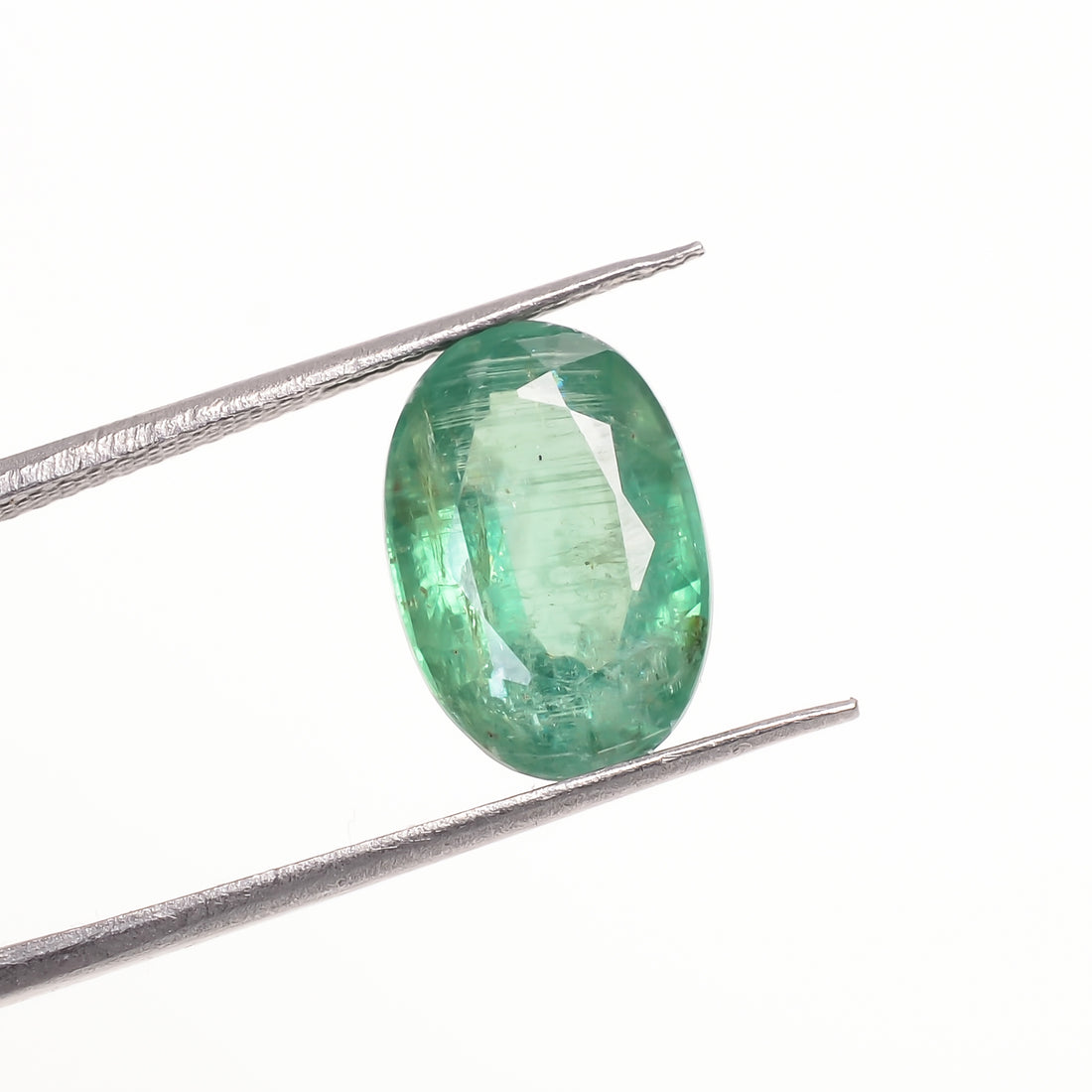 Green Kyanite Oval Shape Cut Stone For Making Jewelry 4.5 Ct. 12X8X5 mm Y-9678