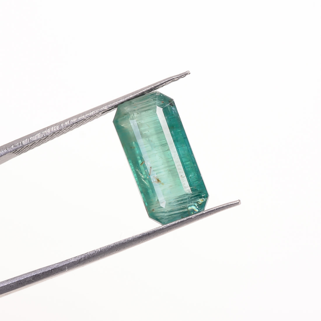 Green Kyanite Radiant Shape Cut Stone For Making Jewelry 5 Ct. 14X7X4 mm Y-9680
