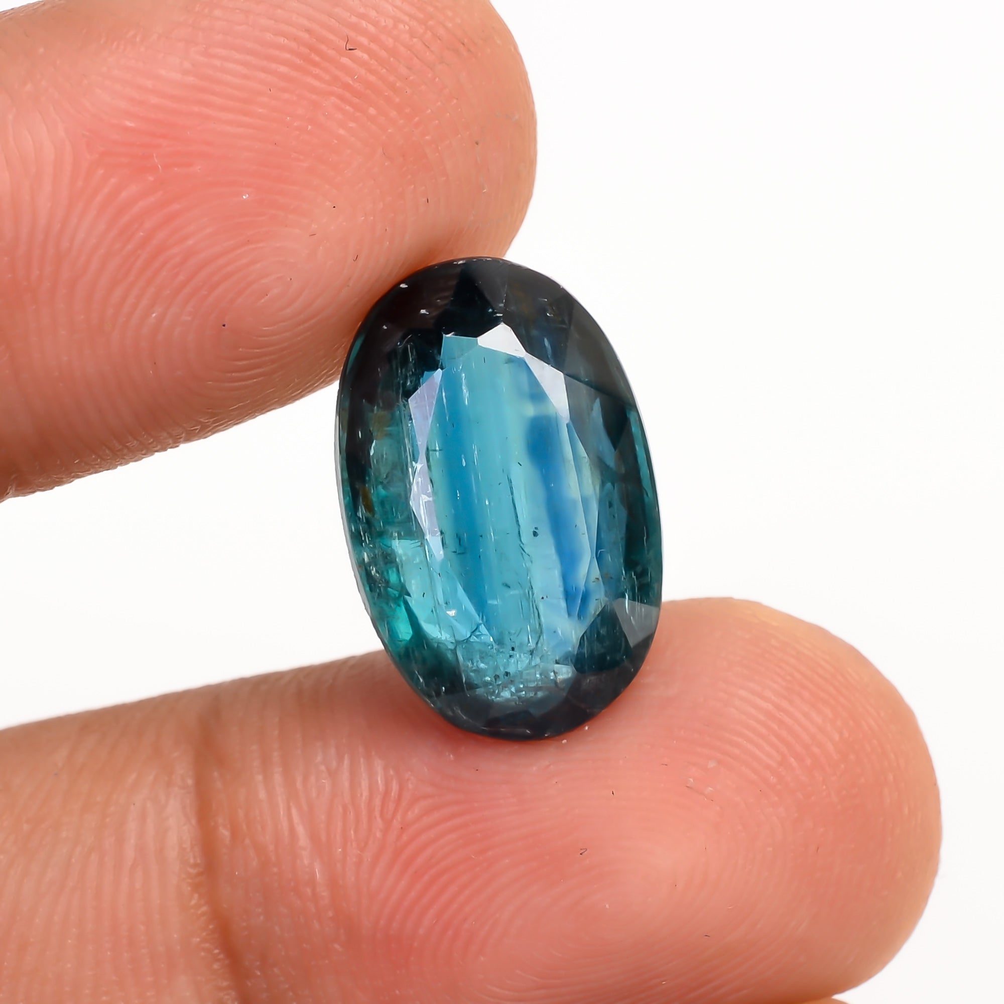 Bio Kyanite Oval Shape Cut Stone For Making Jewelry 7.5 Ct. 15X10X5 MM Y-9686