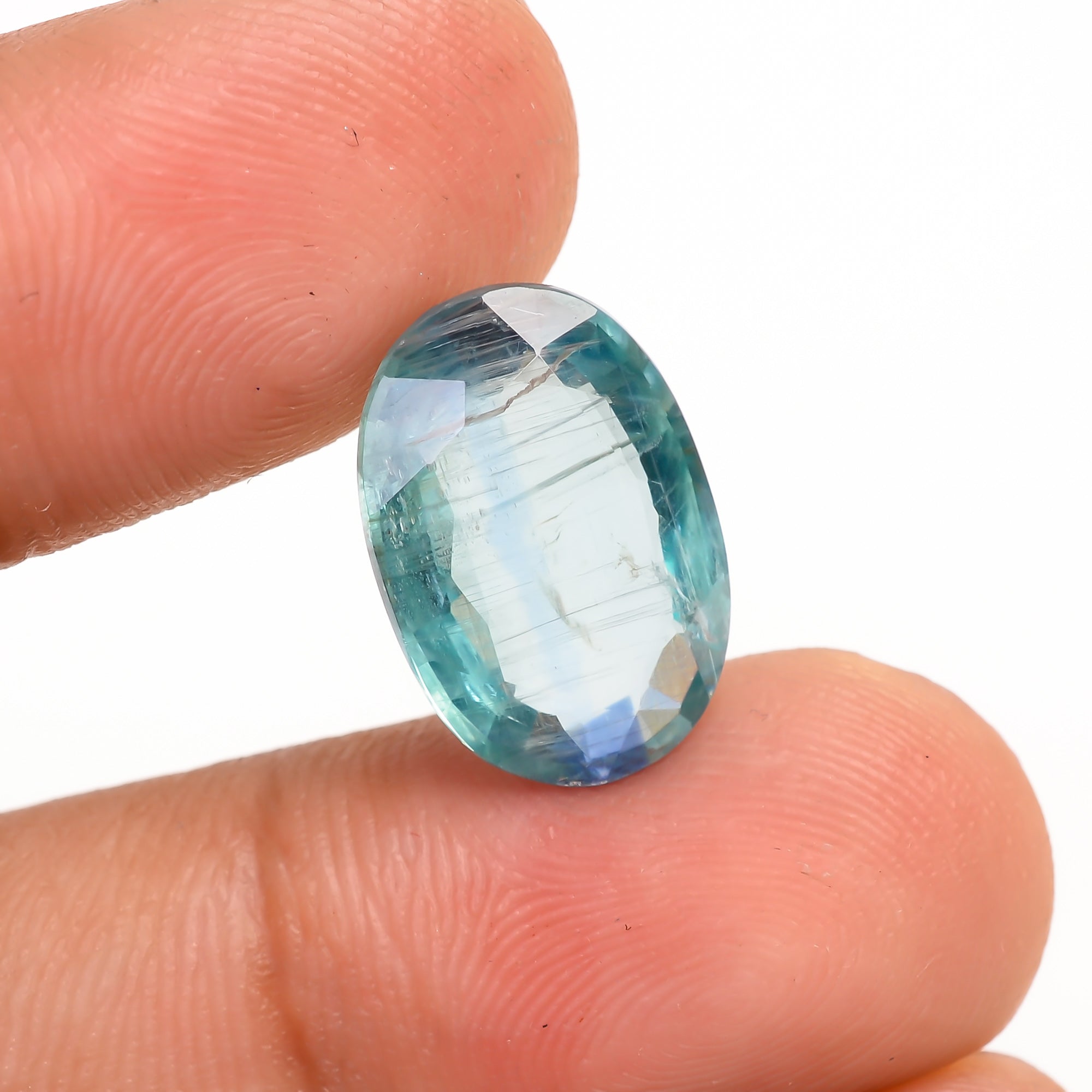 Bio Kyanite Oval Shape Cut Stone For Making Jewelry 6.5 Ct. 14X10X4 MM Y-9691