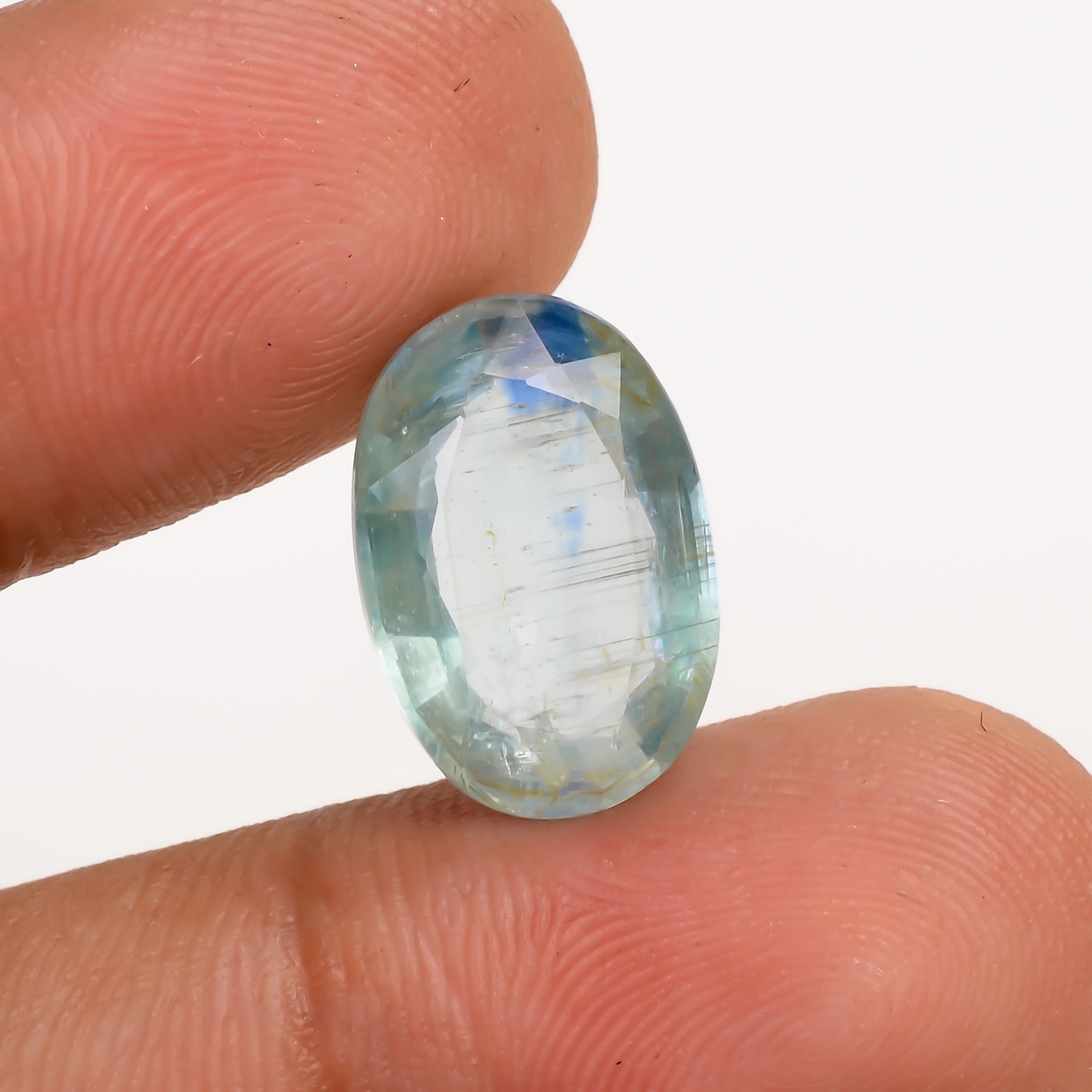 Bio Kyanite Oval Shape Cut Stone For Making Jewelry 6.5 Ct. 14X9X4 MM Y-9692