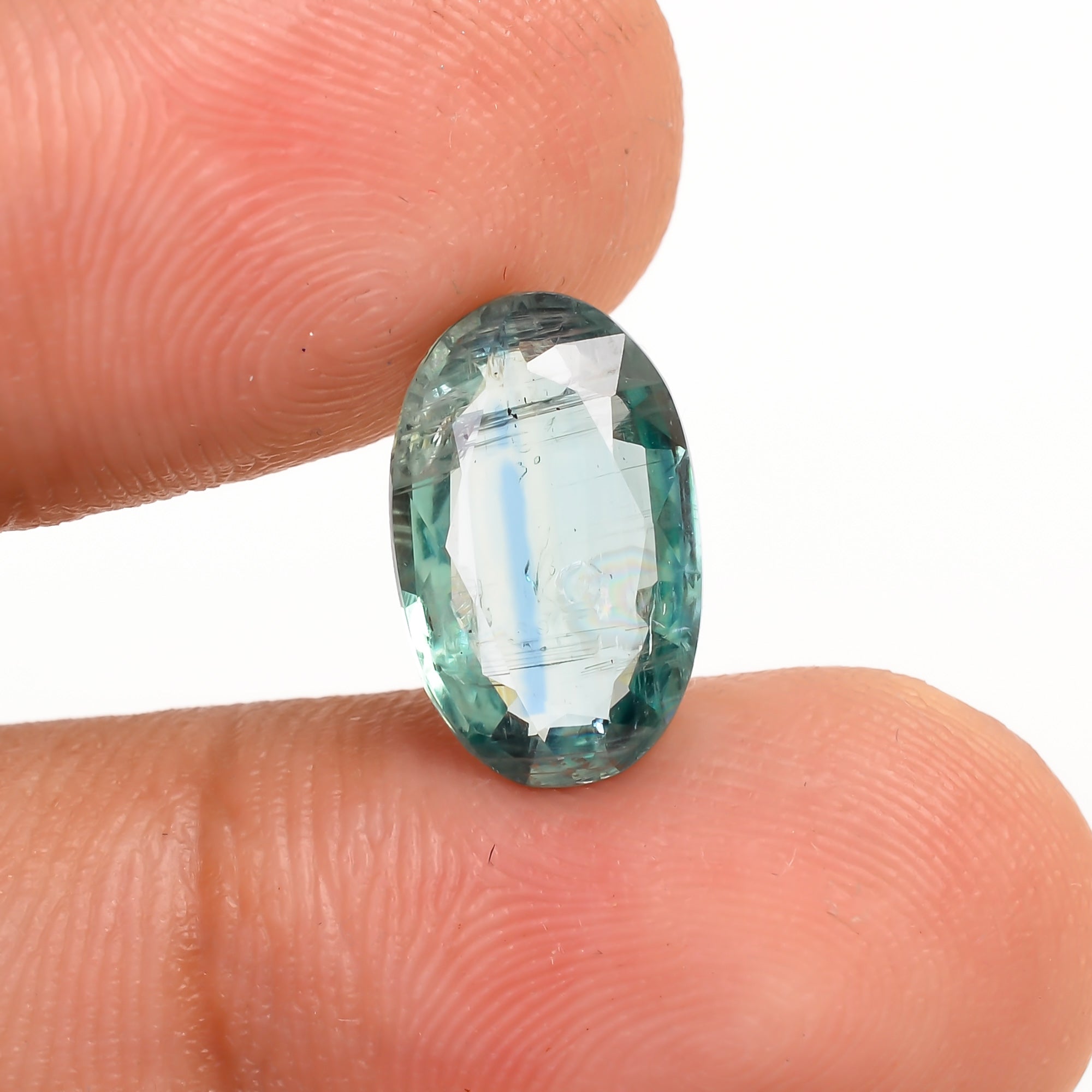 Bio Kyanite Oval Shape Cut Stone For Making Jewelry 3 Ct. 12X7X3 MM Y-9695