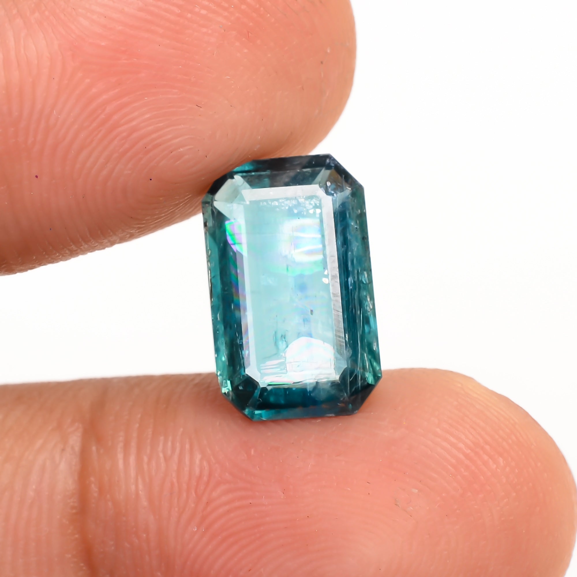 Bio Kyanite Radiant Shape Cut Stone Loose Gemstone For Making Jewelry 4 Ct. 12X7X3 MM Y-9702