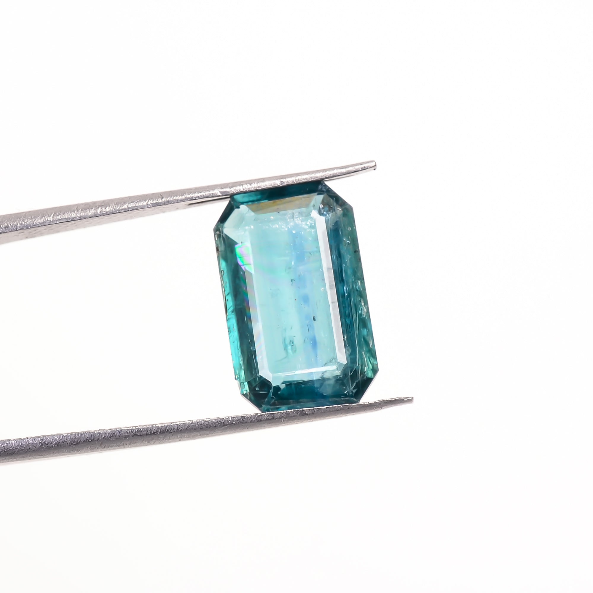 Bio Kyanite Radiant Shape Cut Stone Loose Gemstone For Making Jewelry 4 Ct. 12X7X3 MM Y-9702