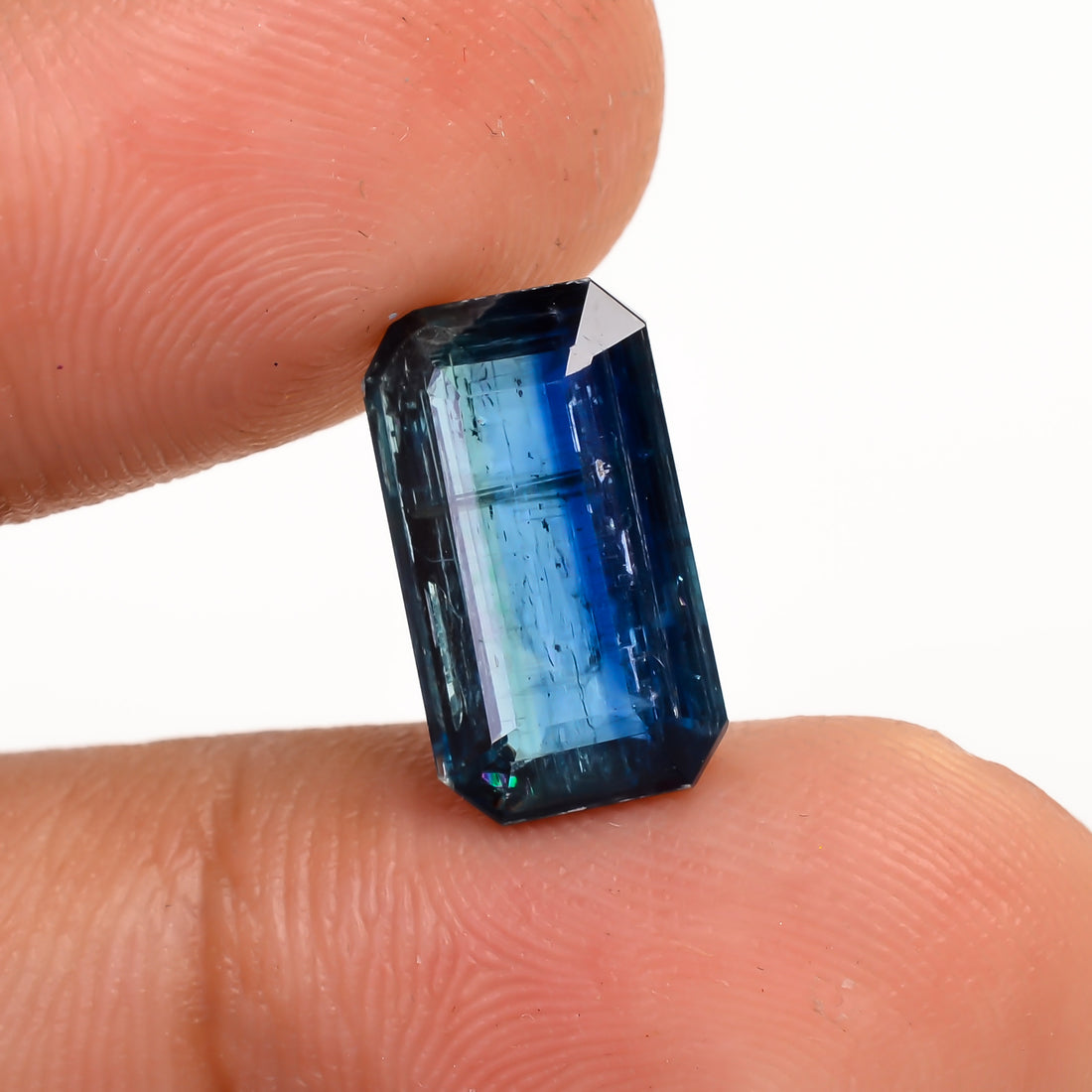 Bio Kyanite Radiant Shape Cut Stone Loose Gemstone For Making Jewelry 5 Ct. 13X7X4 MM Y-9703
