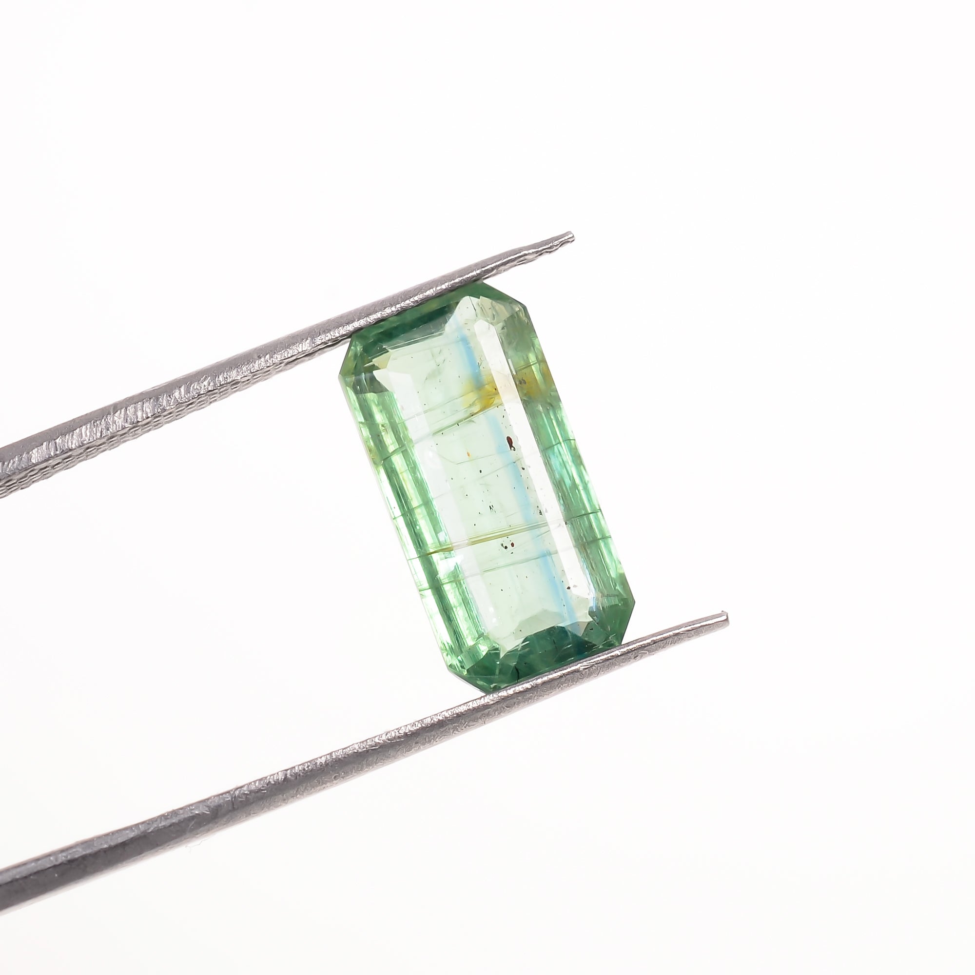Light Green Kyanite Radiant Shape Cut Stone Loose Gemstone For Making Jewelry 4 Ct. 13X6X3 MM Y-9705