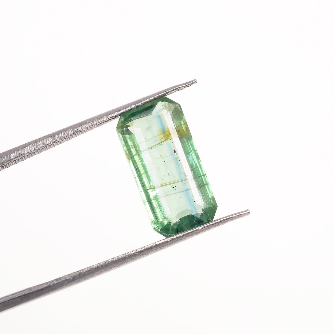 Light Green Kyanite Radiant Shape Cut Stone Loose Gemstone For Making Jewelry 4 Ct. 13X6X3 MM Y-9705