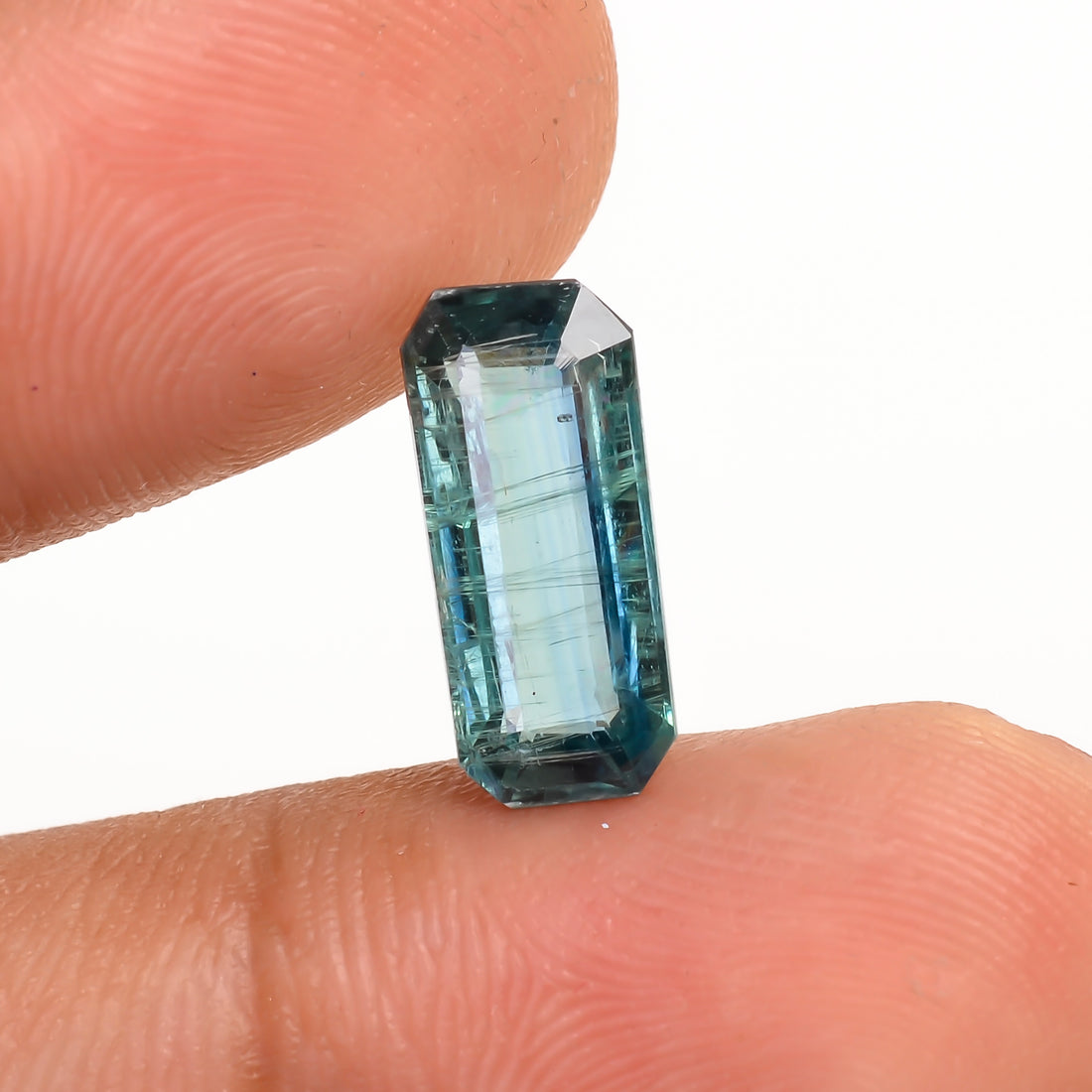 Light Green Kyanite Radiant Shape Cut Stone Loose Gemstone For Making Jewelry 3 Ct. 12X5X4 MM Y-9706