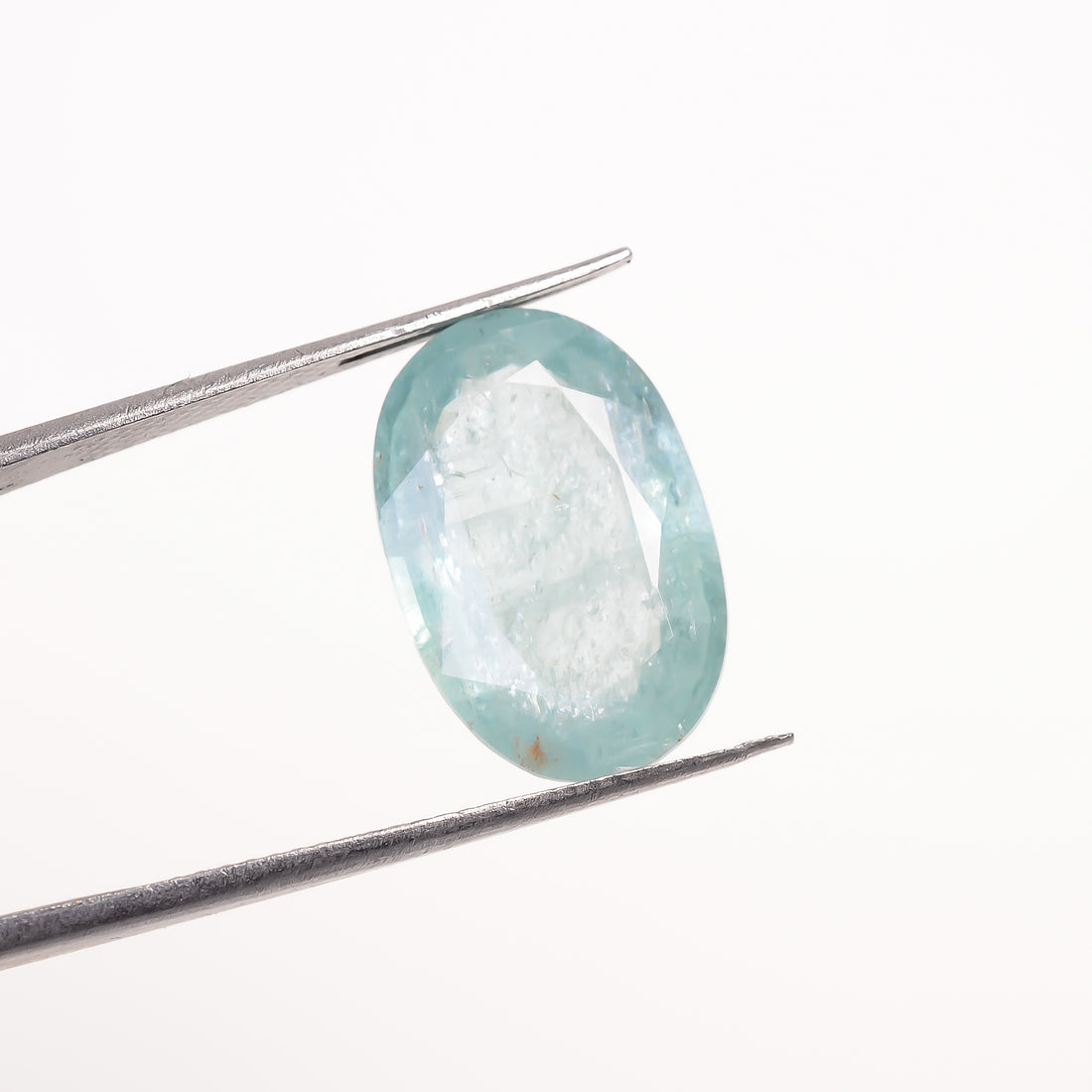 Light Green Kyanite Oval Shape Cut Stone Loose Gemstone For Making Jewelry 8.5 Ct. 16X10X5 MM Y-9708