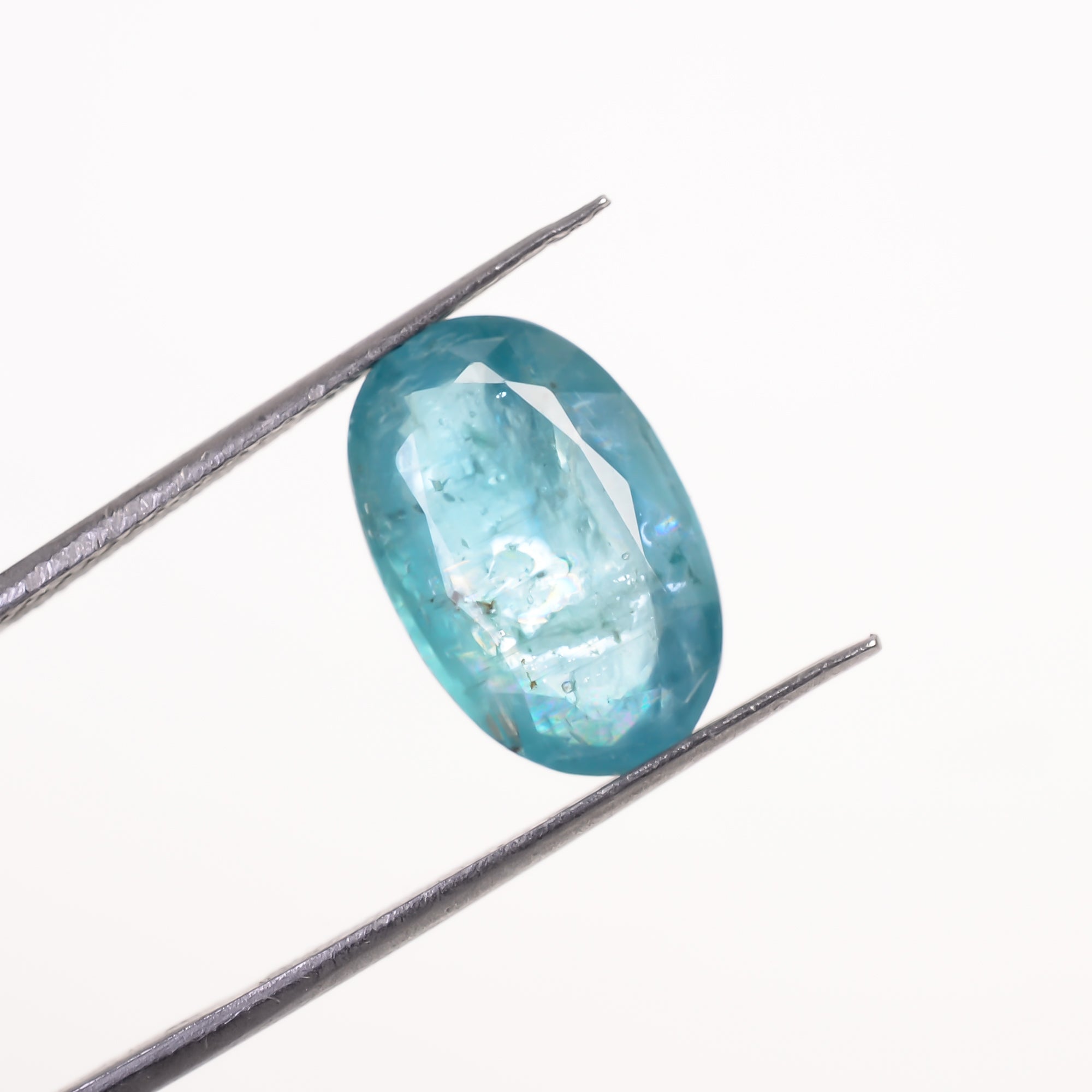 Light Green Kyanite Oval Shape Cut Stone Loose Gemstone For Making Jewelry 5.5 Ct. 13X8X4 MM Y-9709