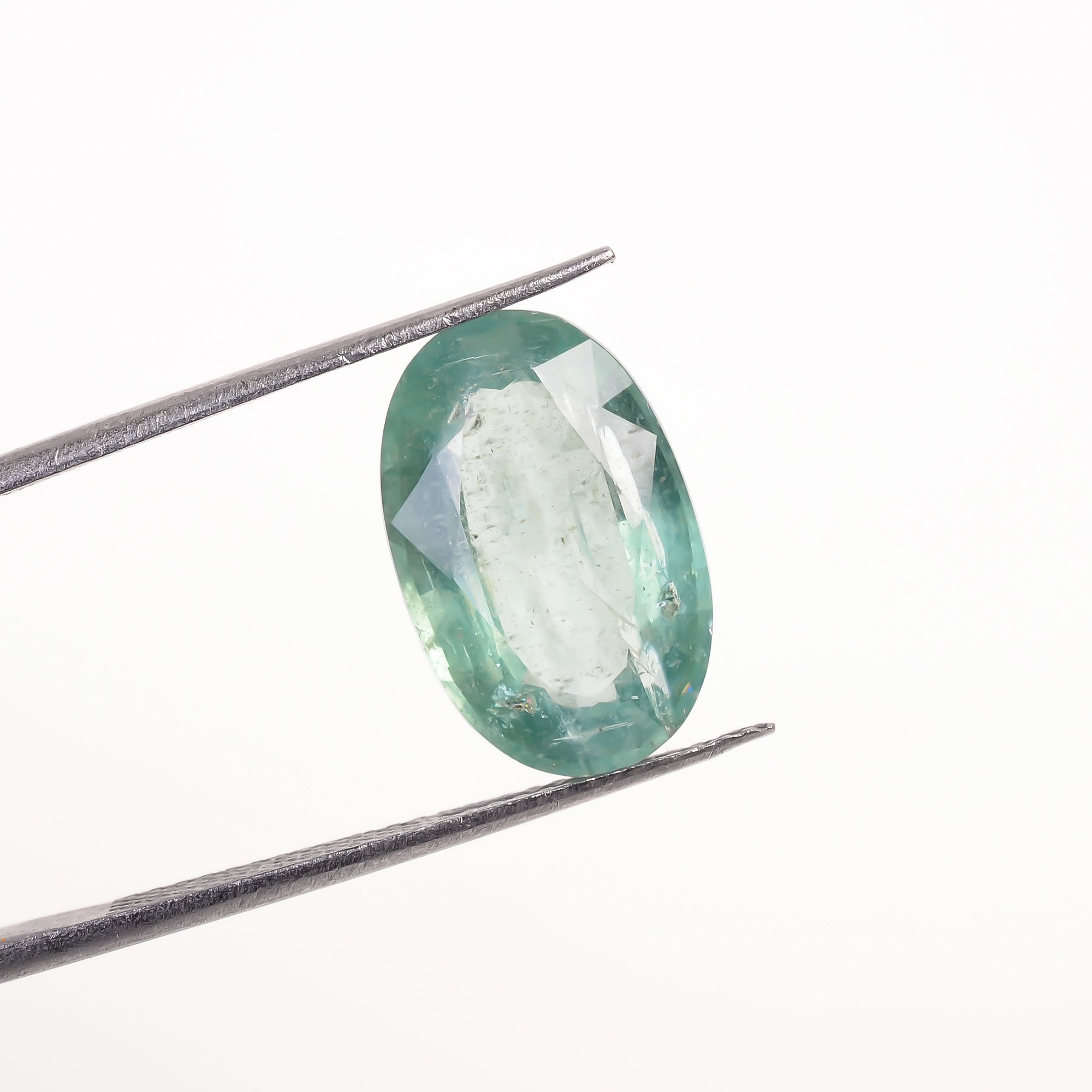 Light Green Kyanite Oval Shape Cut Stone Loose Gemstone For Making Jewelry 6 Ct. 13X9X5 MM Y-9710