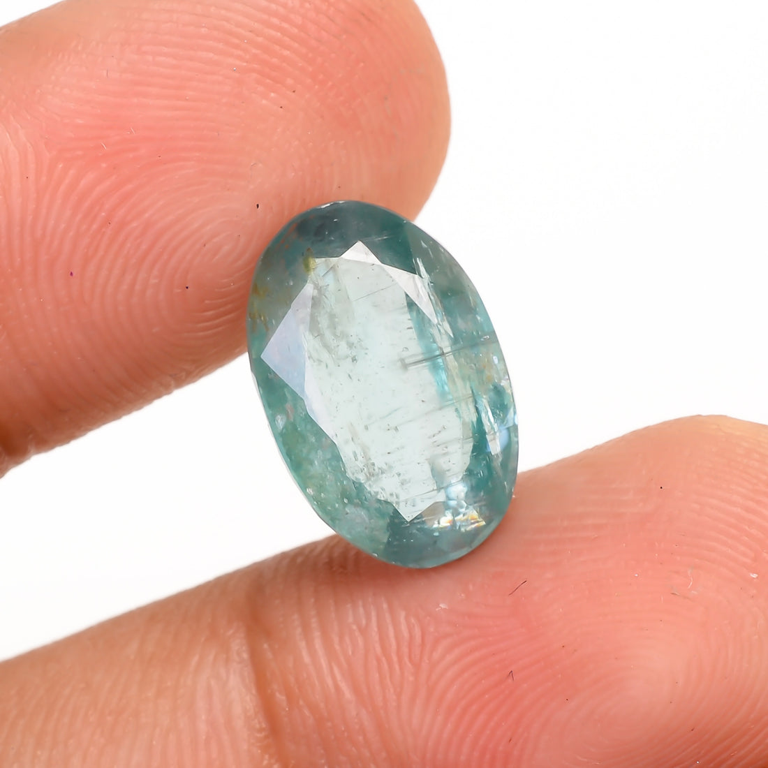 Light Green Kyanite Oval Shape Cut Stone Loose Gemstone For Making Jewelry 5 Ct. 13X8X4 MM Y-9715