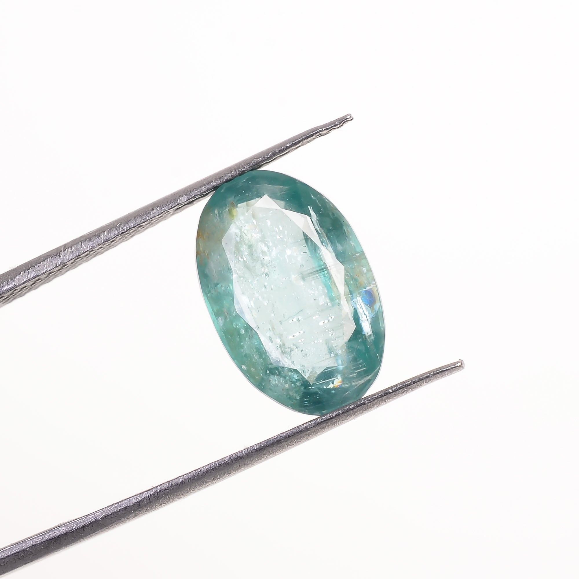 Light Green Kyanite Oval Shape Cut Stone Loose Gemstone For Making Jewelry 5 Ct. 13X8X4 MM Y-9715