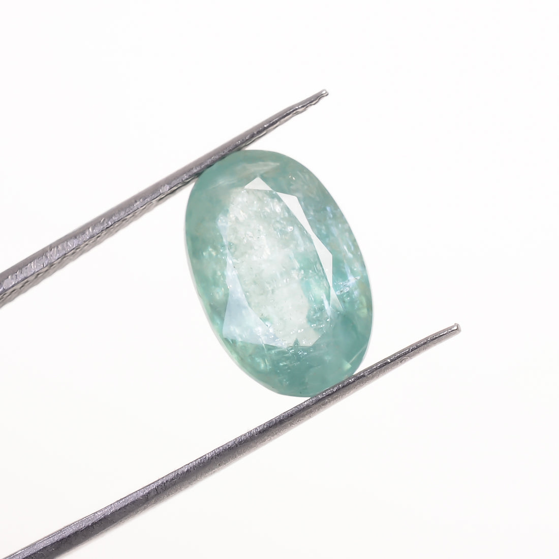 Light Green Kyanite Oval Shape Cut Stone Loose Gemstone For Making Jewelry 5.5 Ct. 13X9X5 MM Y-9719