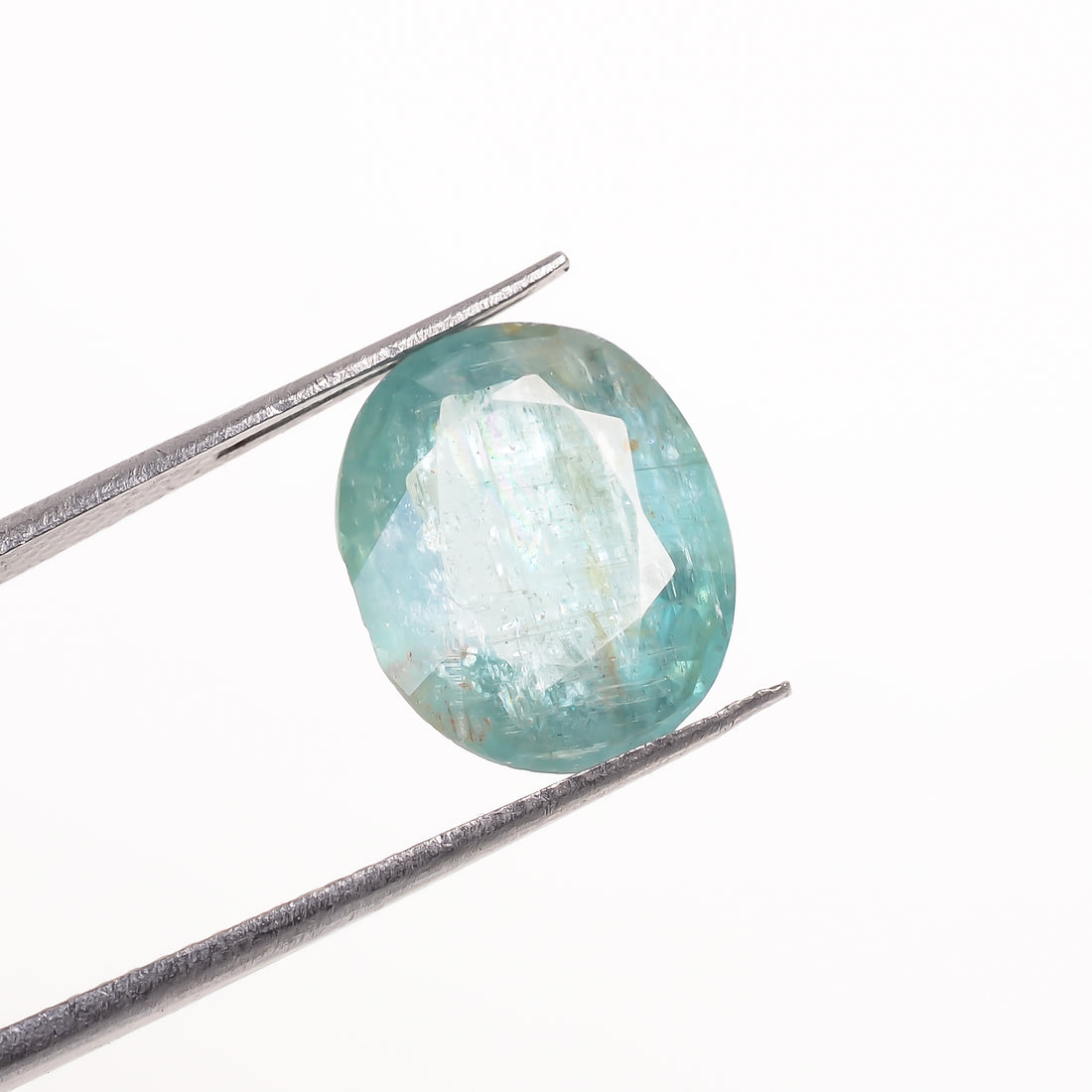 Light Green Kyanite Oval Shape Cut Stone Loose Gemstone For Making Jewelry 5 Ct. 12X9X4 MM Y-9720