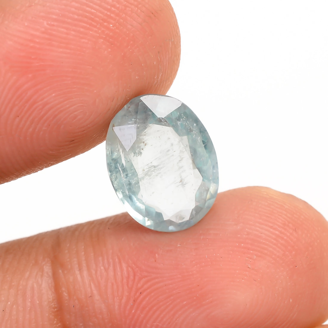 Light Green Kyanite Oval Shape Cut Stone Loose Gemstone For Making Jewelry 3 Ct. 11X8X4 MM Y-9727